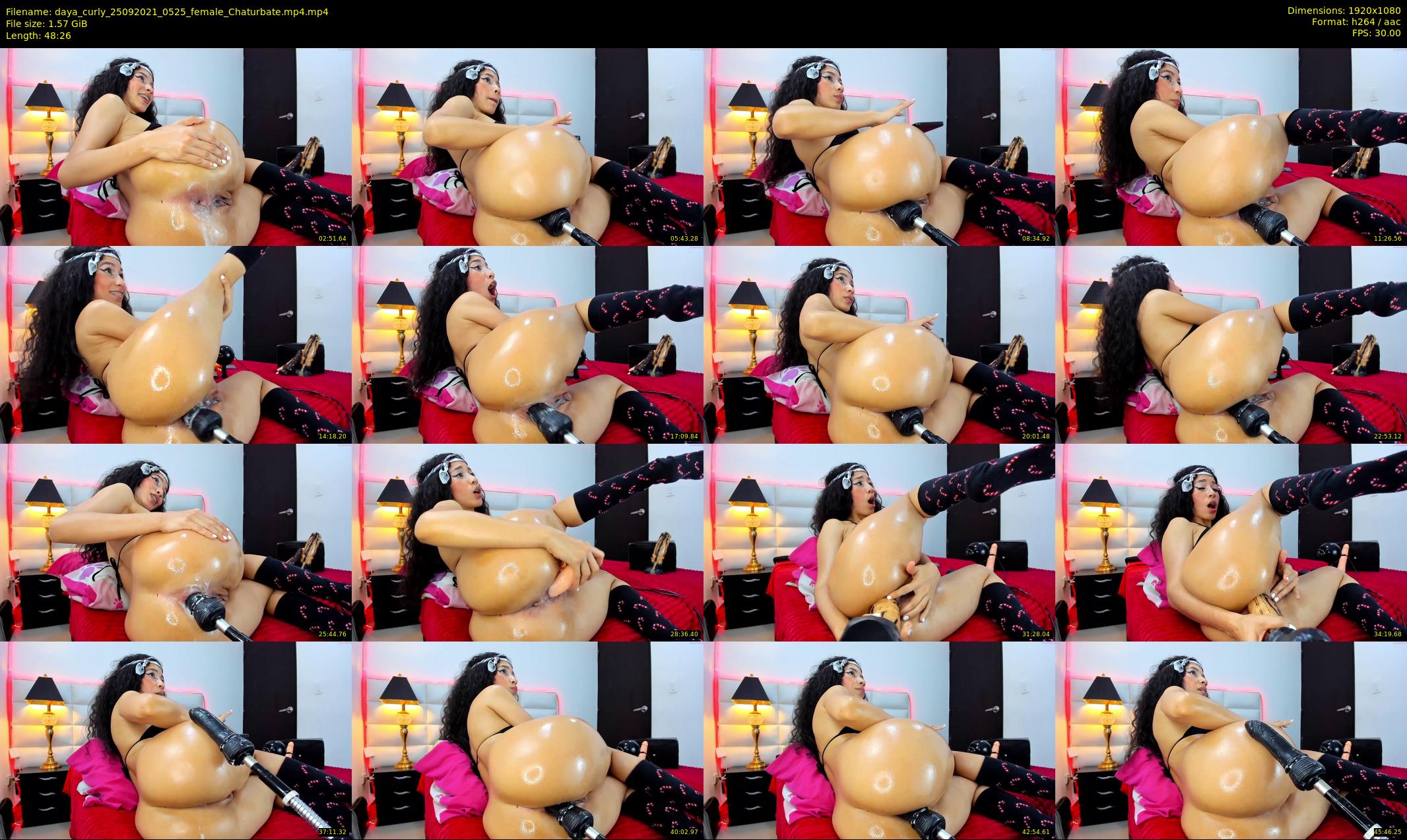 daya_curly — 49 minute Chaturbate female cam show recording, 1080p, Sep 25, 2021
