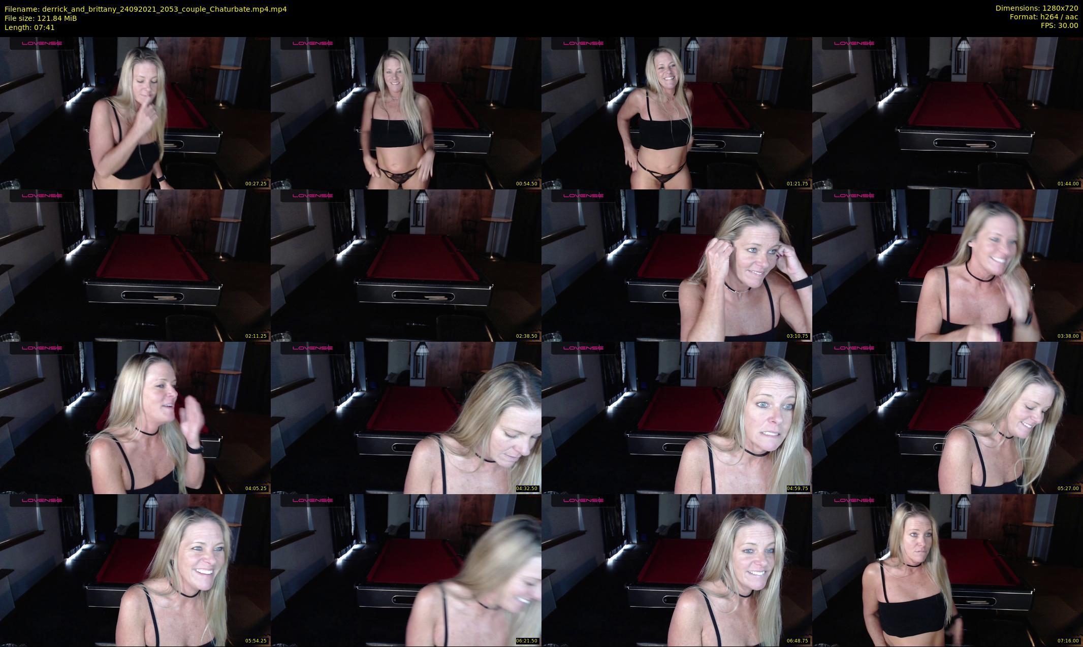 derrick_and_brittany — 8 minute Chaturbate couple cam show recording, 720p, Sep 24, 2021