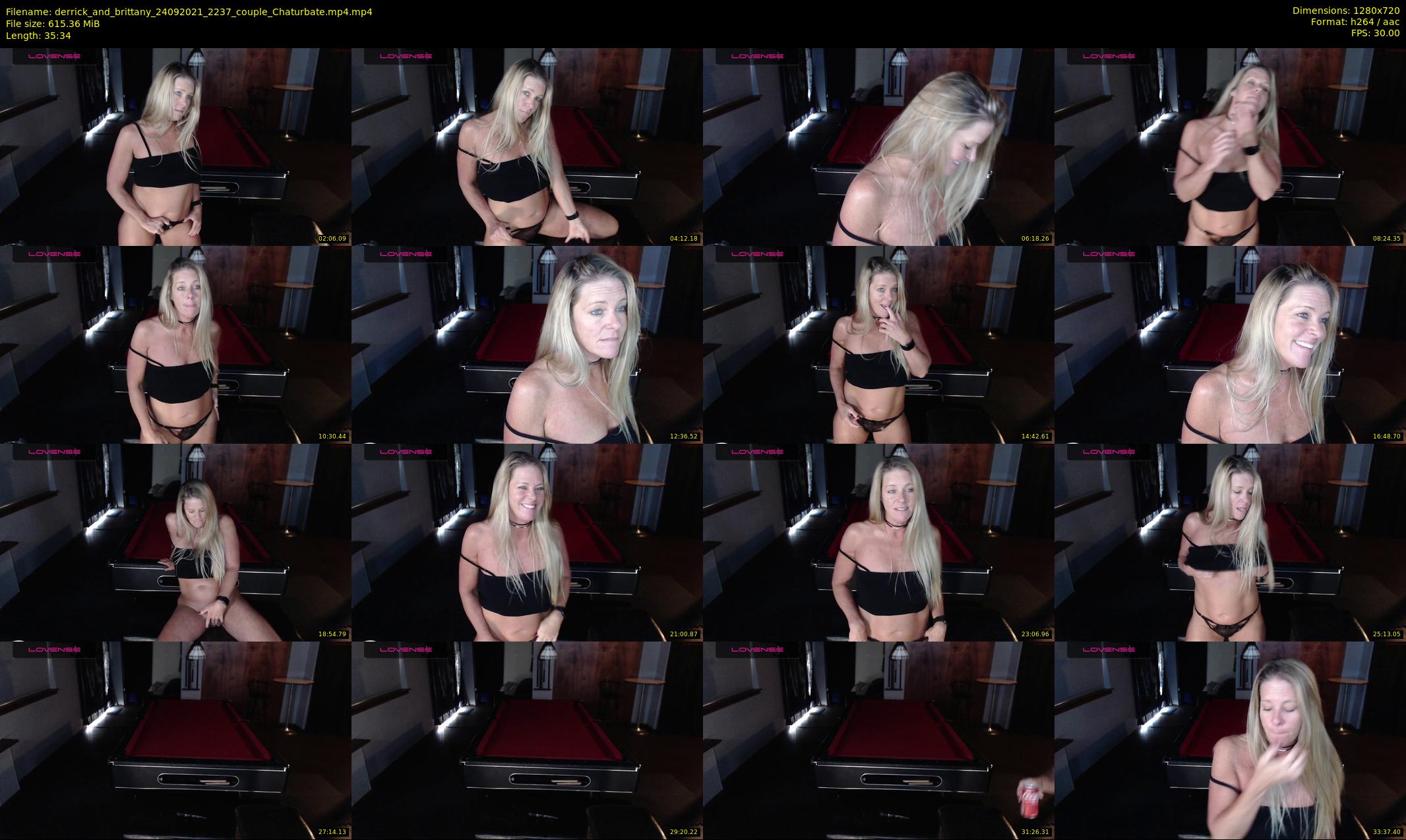 derrick_and_brittany — 36 minute Chaturbate couple cam show recording, 720p, Sep 24, 2021