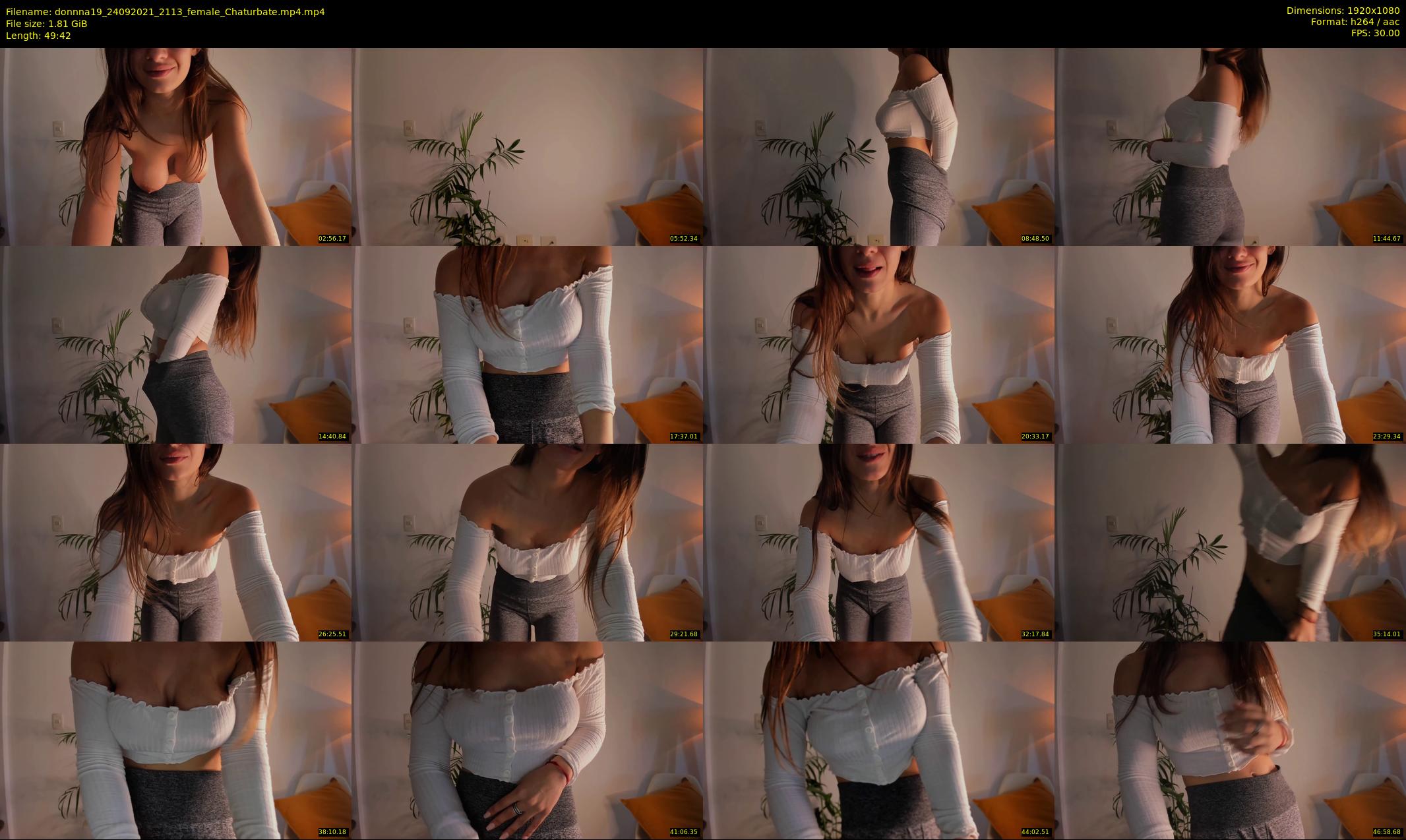 donnna19 — 50 minute Chaturbate female cam show recording, 1080p, Sep 24, 2021