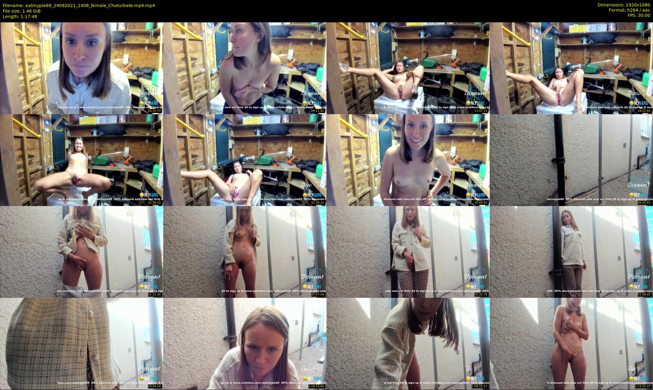 eatmypie69 — 78 minute Chaturbate female cam show recording, 1080p, Sep 24, 2021