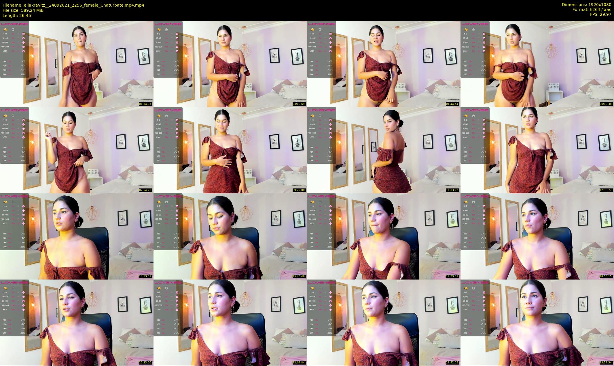 ellakravitz_ — 27 minute Chaturbate female cam show recording, 1080p, Sep 24, 2021
