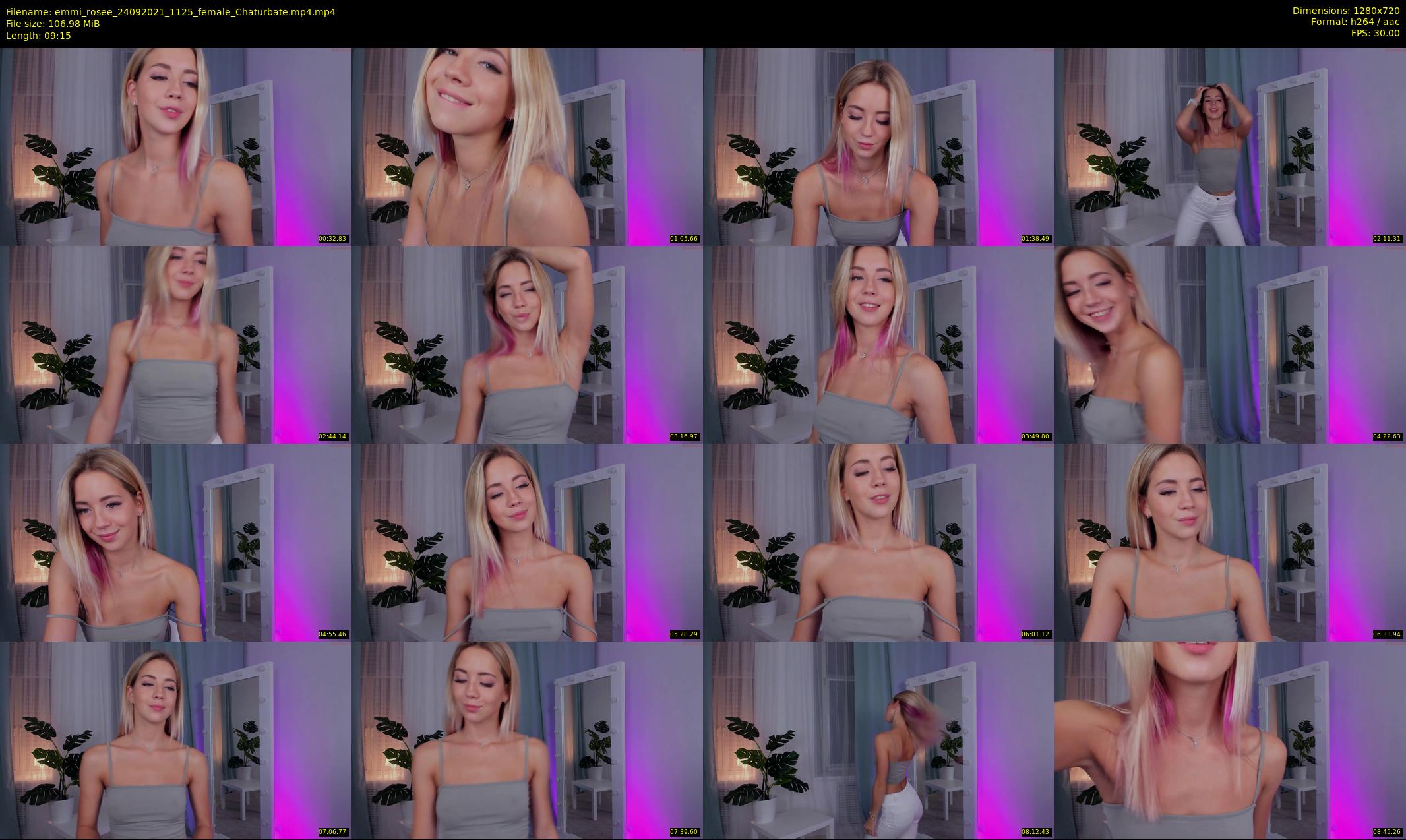 emmi_rosee — 10 minute Chaturbate female cam show recording, 720p, Sep 24, 2021