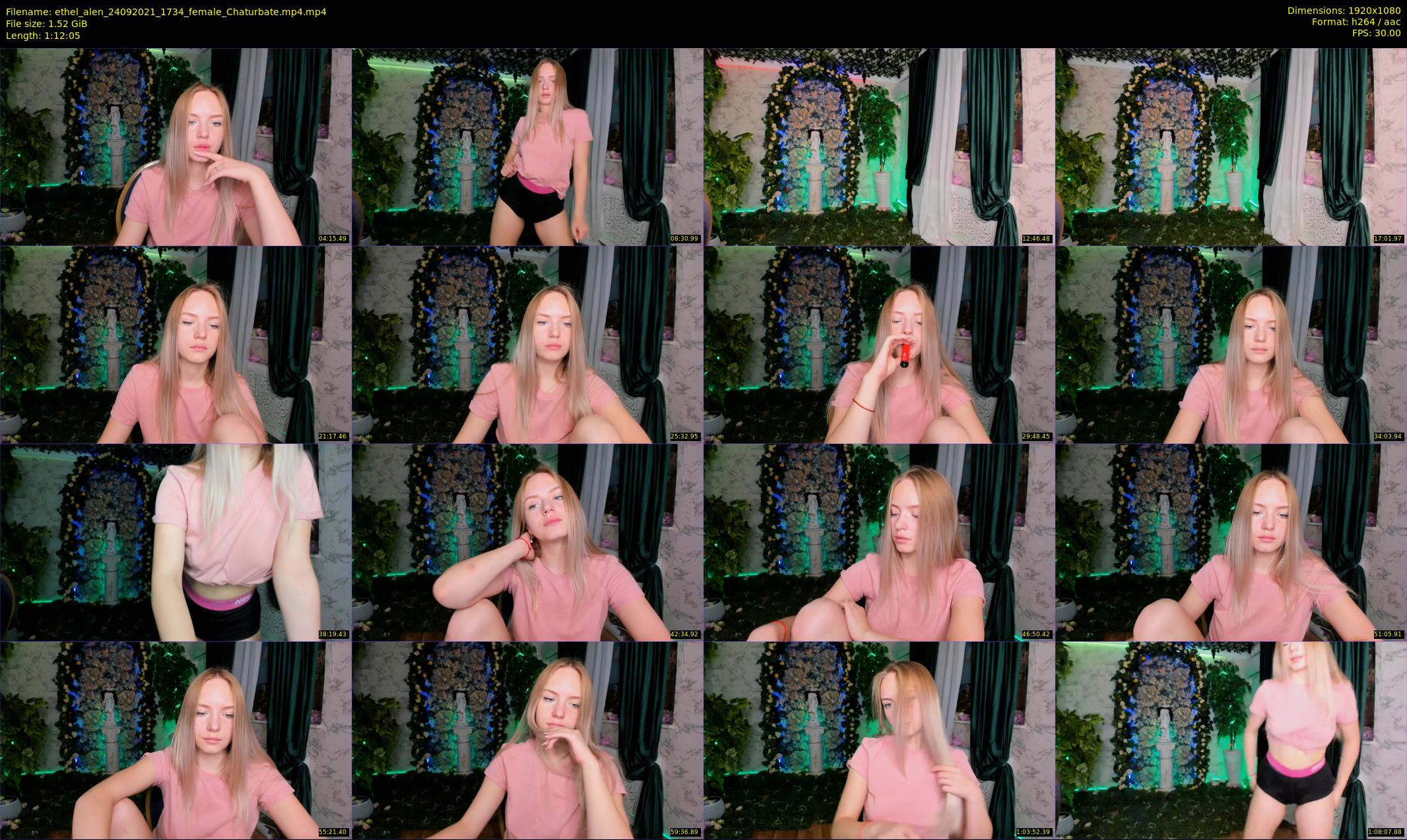 ethel_alen — 73 minute Chaturbate female cam show recording, 1080p, Sep 24, 2021