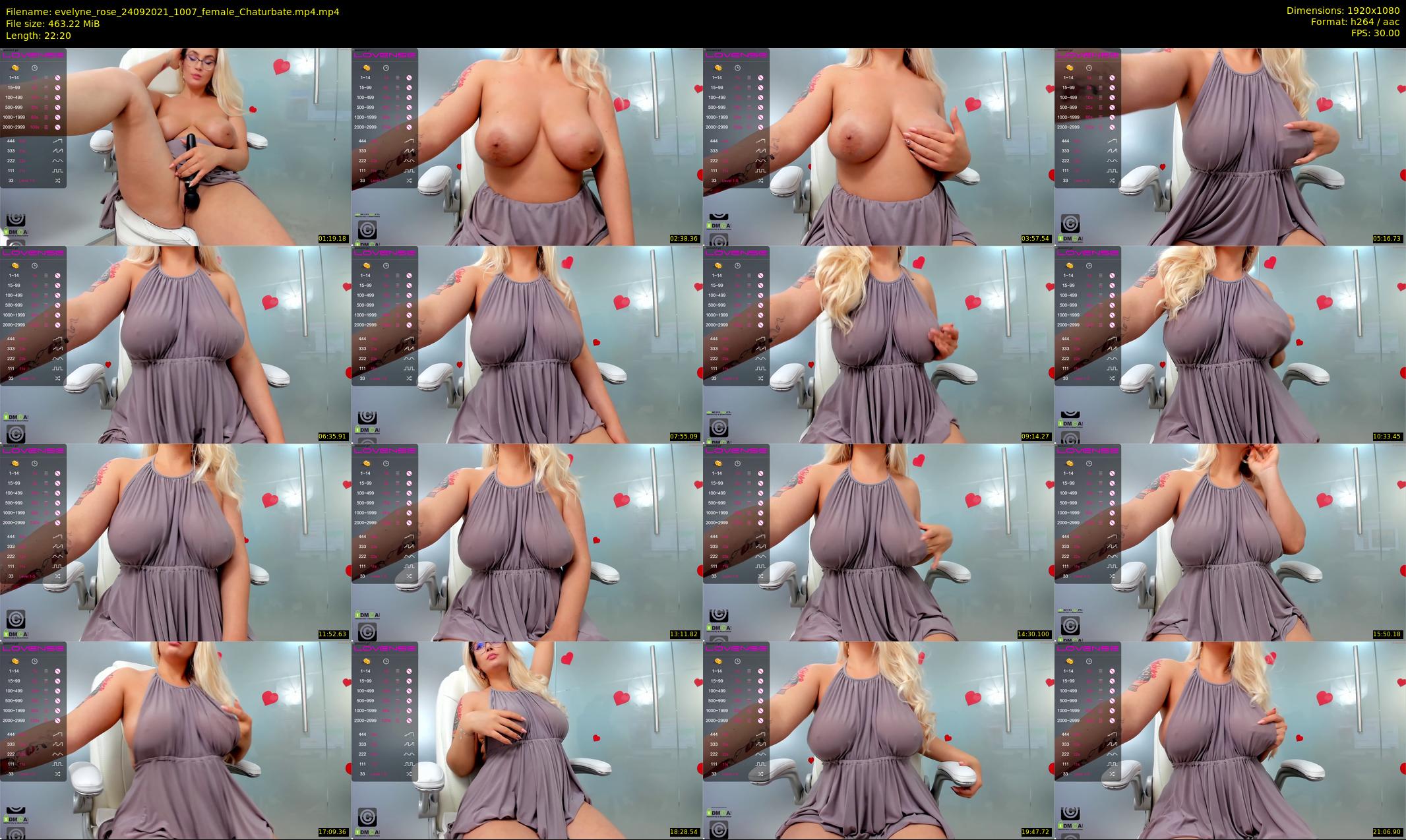 evelyne_rose — 23 minute Chaturbate female cam show recording, 1080p, Sep 24, 2021