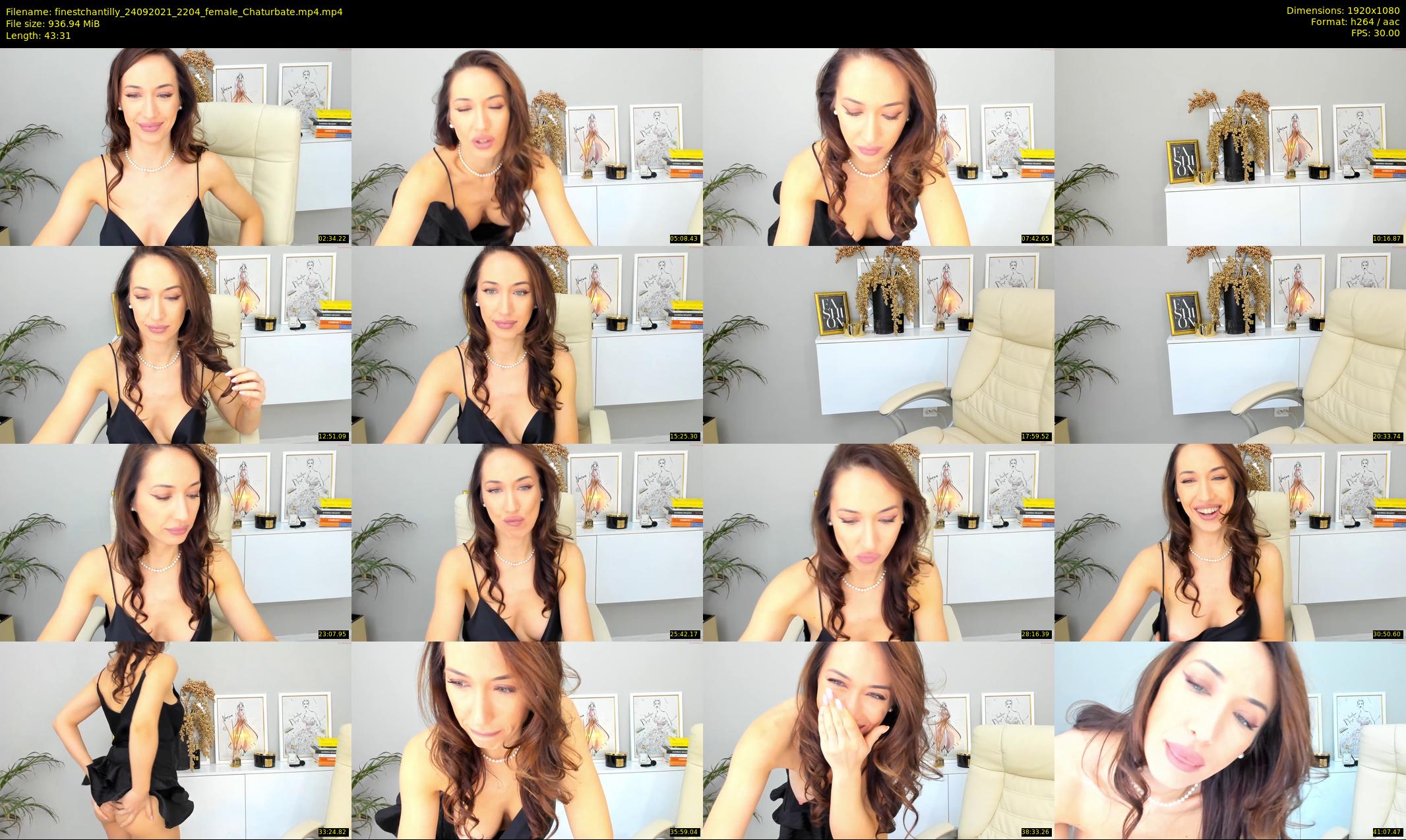 finestchantilly — 44 minute Chaturbate female cam show recording, 1080p, Sep 24, 2021