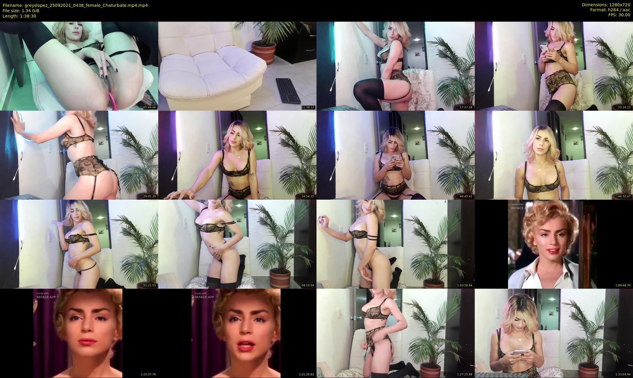 greyslopez — 99 minute Chaturbate female cam show recording, 720p, Sep 25, 2021