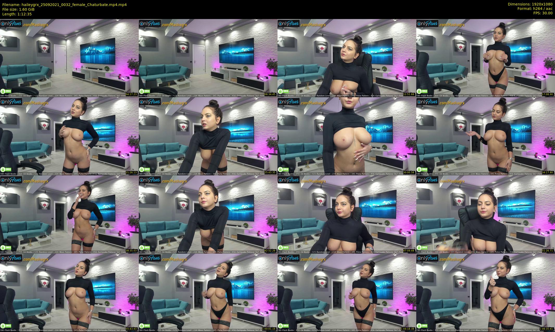 haileygrx — 73 minute Chaturbate female cam show recording, 1080p, Sep 25, 2021