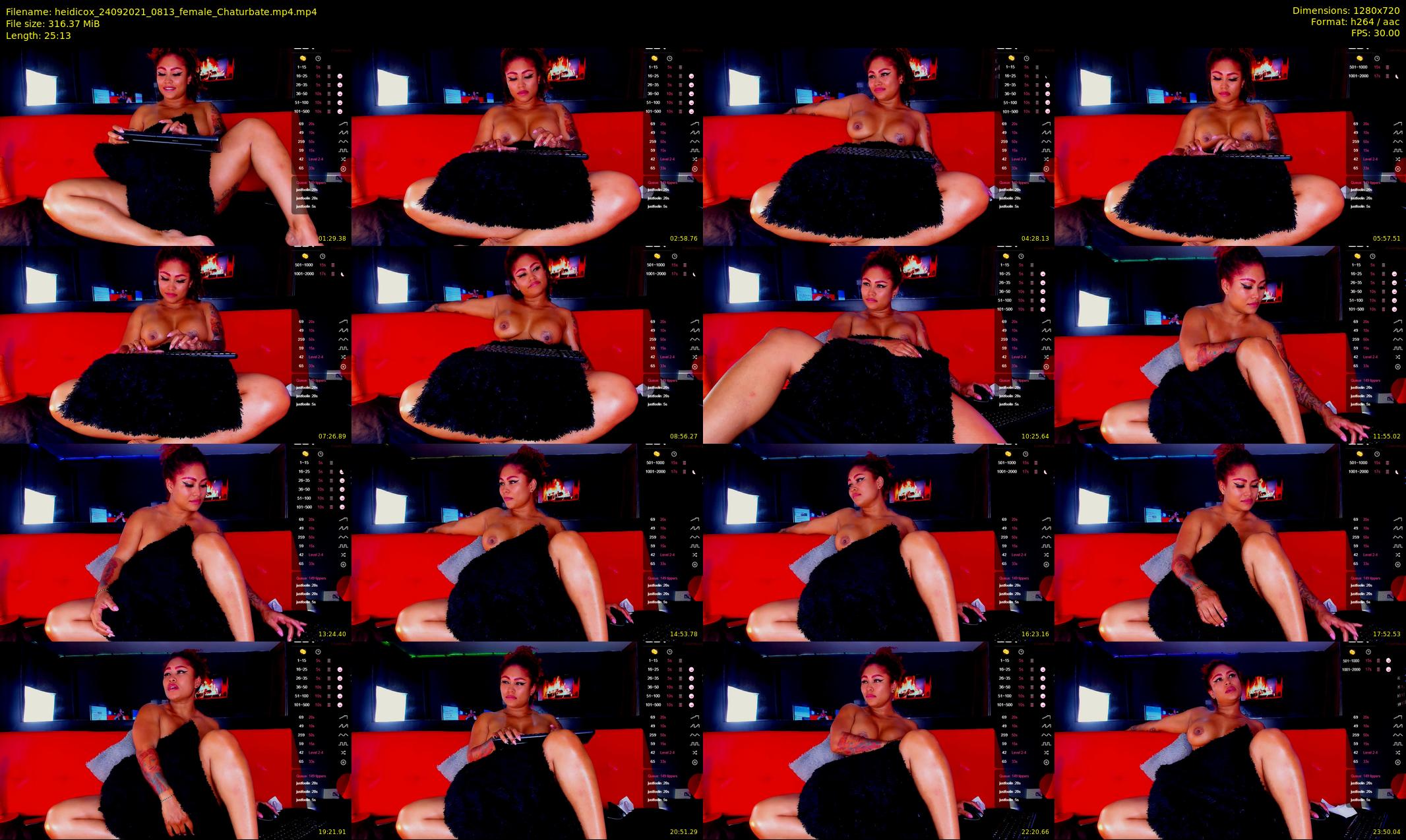 heidicox — 26 minute Chaturbate female cam show recording, 720p, Sep 24, 2021