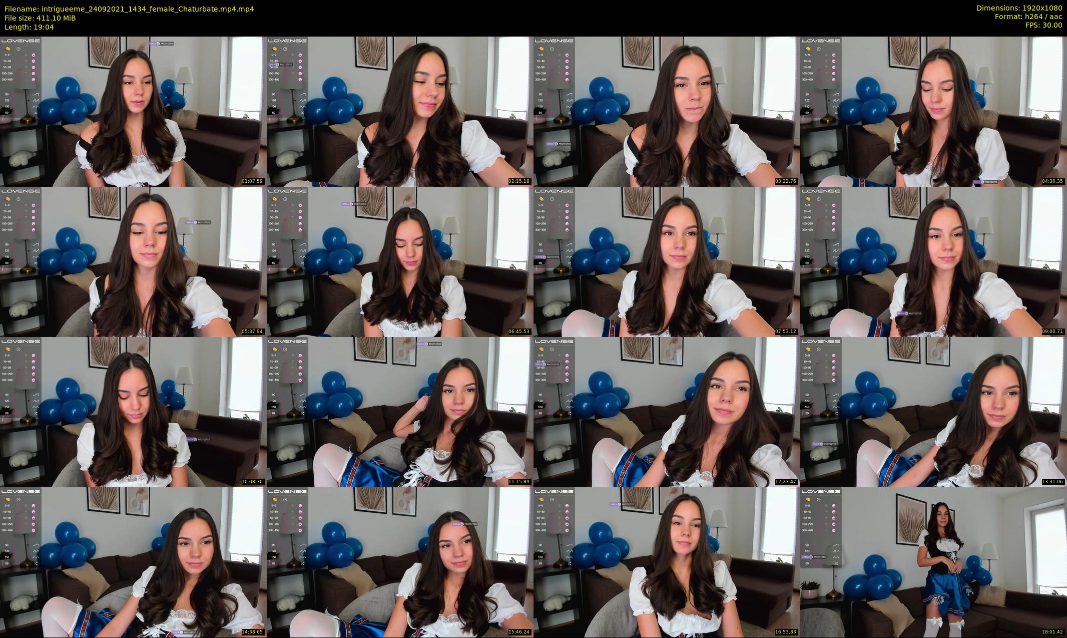 intrigueeme — 20 minute Chaturbate female cam show recording, 1080p, Sep 24, 2021