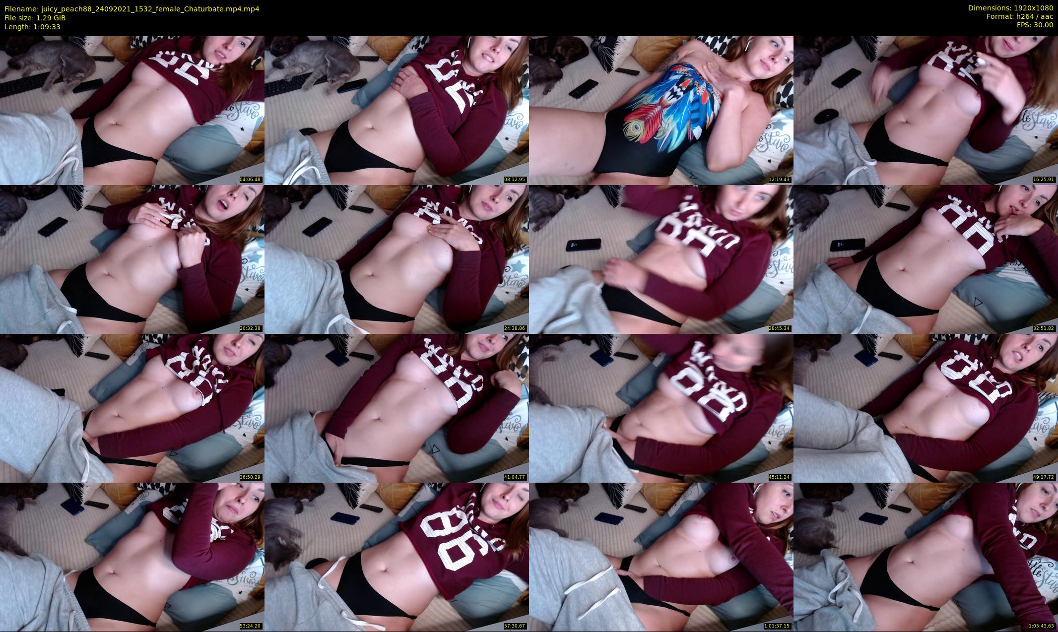 juicy_peach88 — 70 minute Chaturbate female cam show recording, 1080p, Sep 24, 2021
