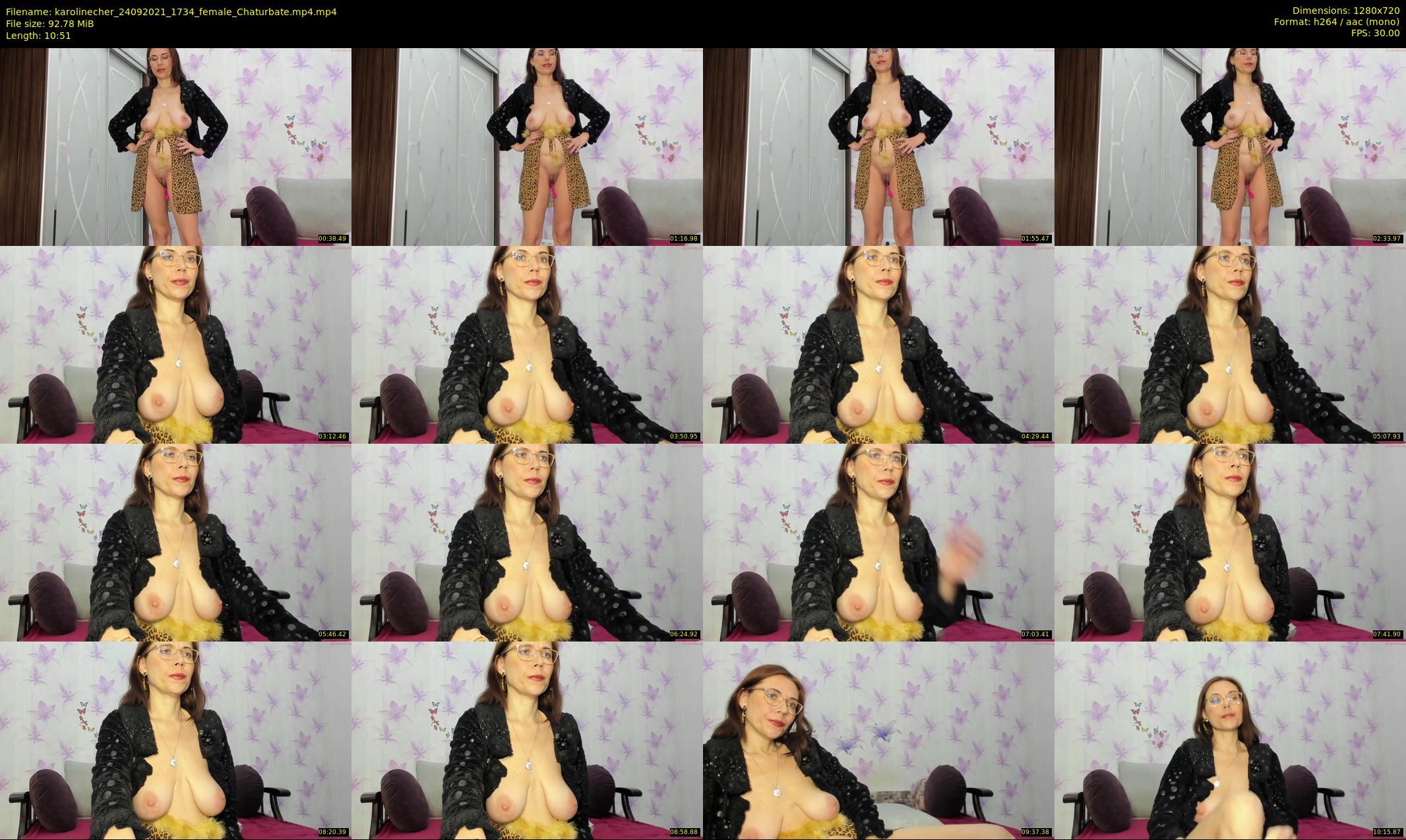 karolinecher — 11 minute Chaturbate female cam show recording, 720p, Sep 24, 2021