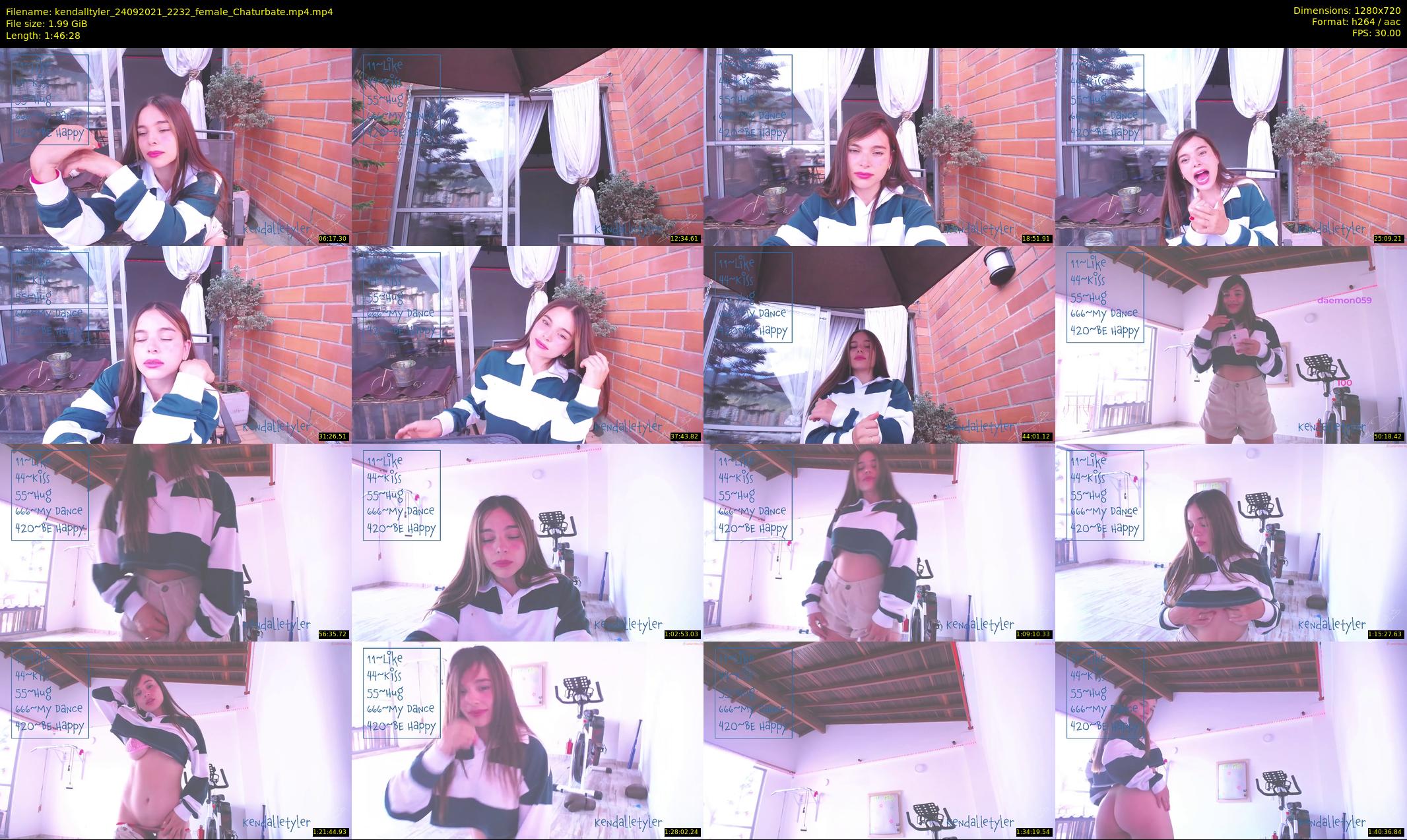kendalltyler — 107 minute Chaturbate female cam show recording, 720p, Sep 24, 2021