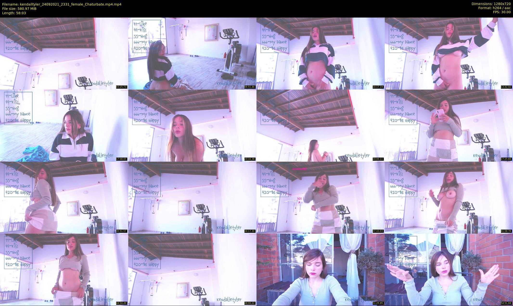kendalltyler — 59 minute Chaturbate female cam show recording, 720p, Sep 24, 2021