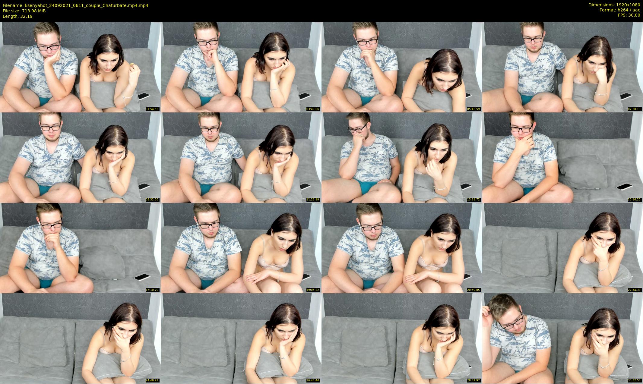 ksenyahot — 33 minute Chaturbate couple cam show recording, 1080p, Sep 24, 2021