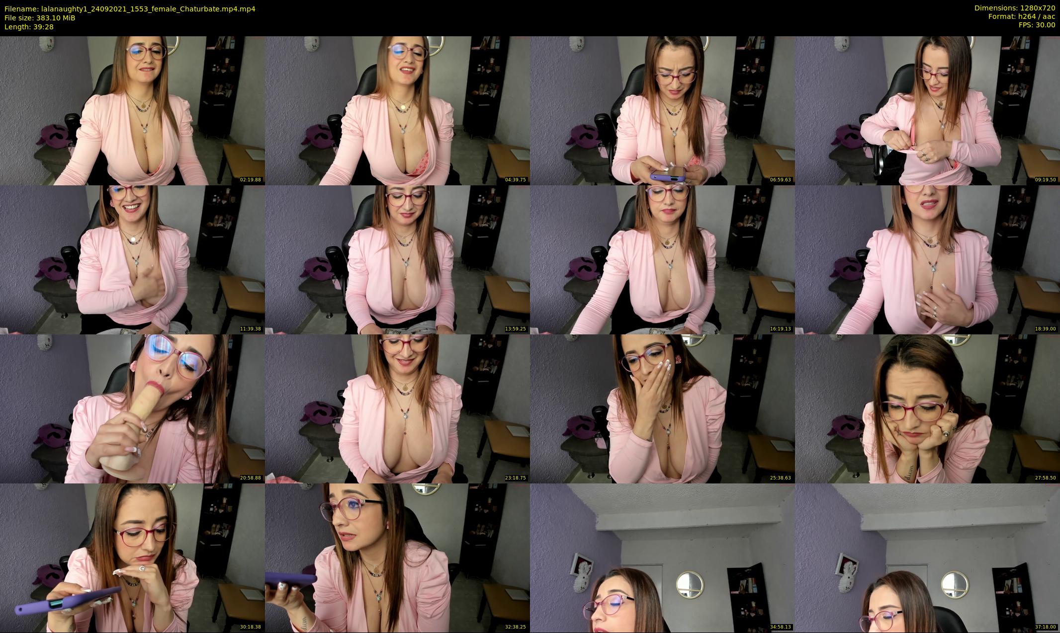 lalanaughty1 — 40 minute Chaturbate female cam show recording, 720p, Sep 24, 2021