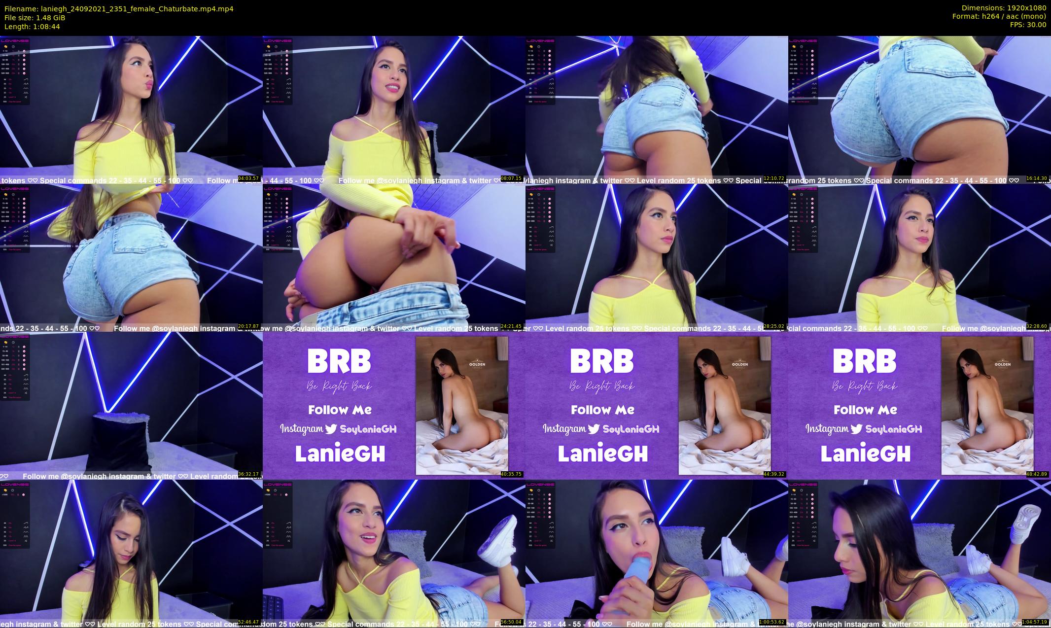laniegh — 69 minute Chaturbate female cam show recording, 1080p, Sep 24, 2021