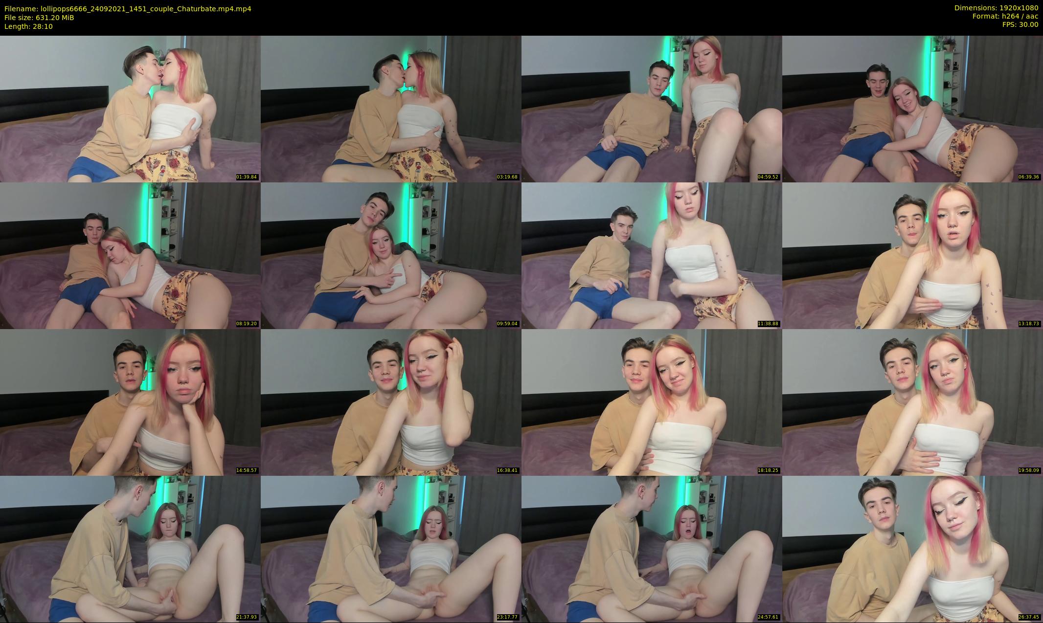 lollipops6666 — 29 minute Chaturbate couple cam show recording, 1080p, Sep 24, 2021