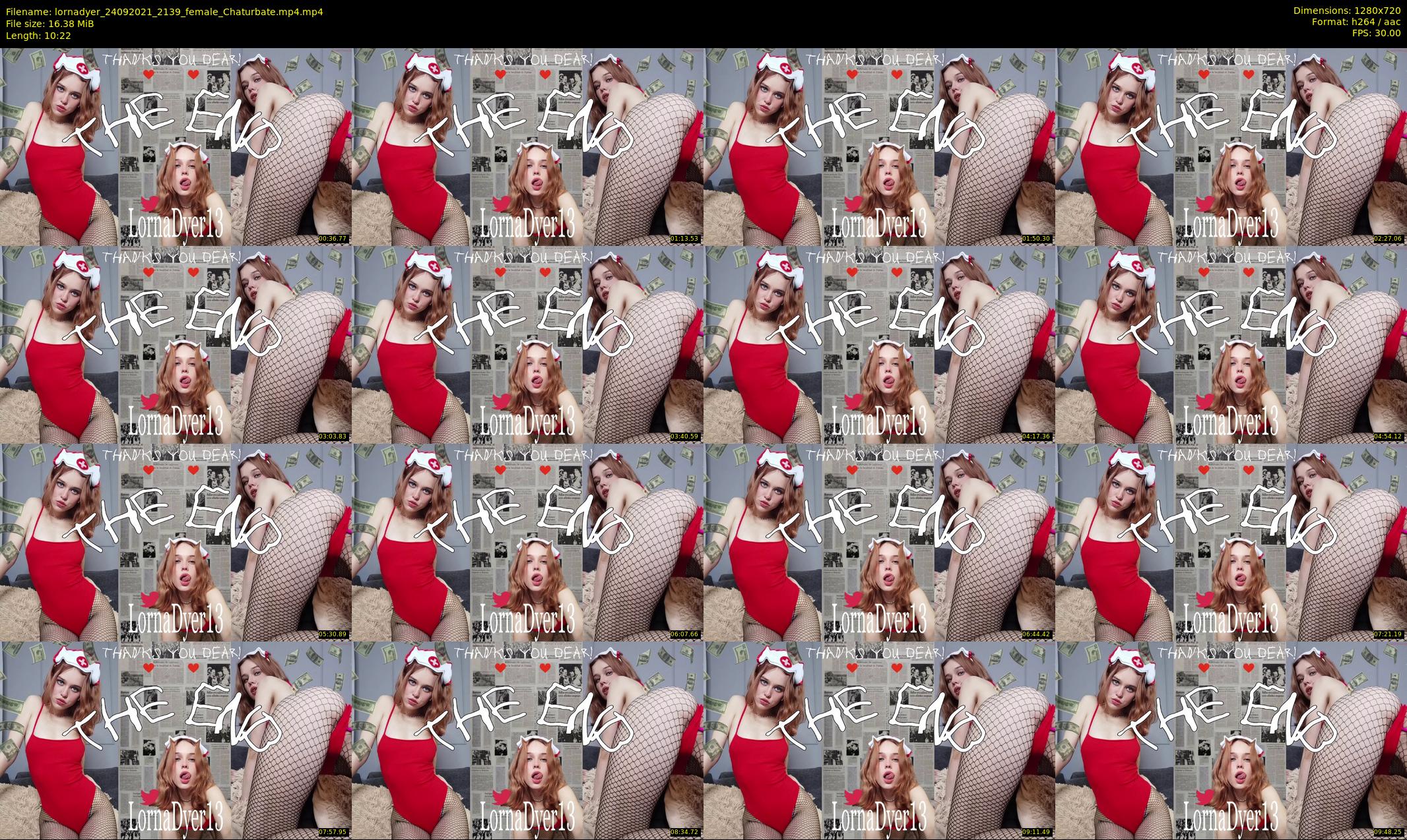 lornadyer — 11 minute Chaturbate female cam show recording, 720p, Sep 24, 2021