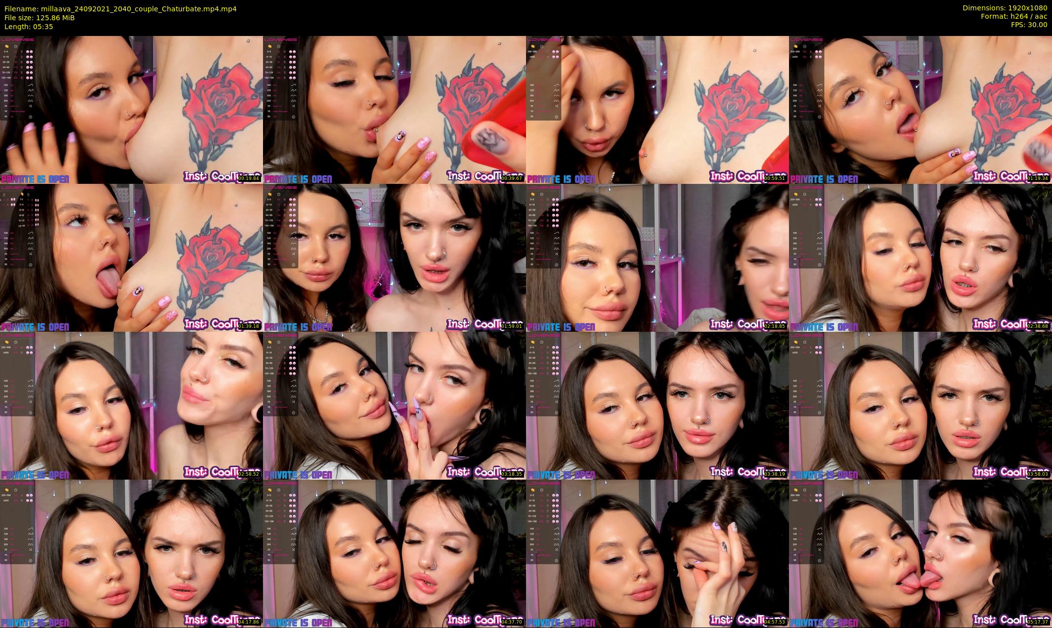 millaava — 6 minute Chaturbate female cam show recording, 1080p, Sep 24, 2021