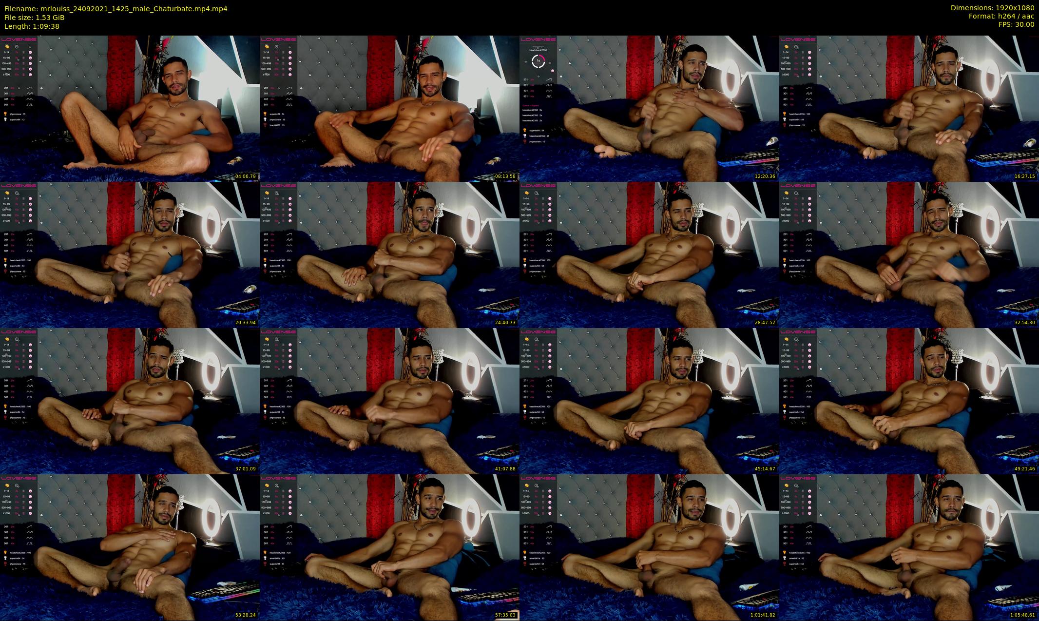 mrlouiss — 70 minute Chaturbate male cam show recording, 1080p, Sep 24, 2021