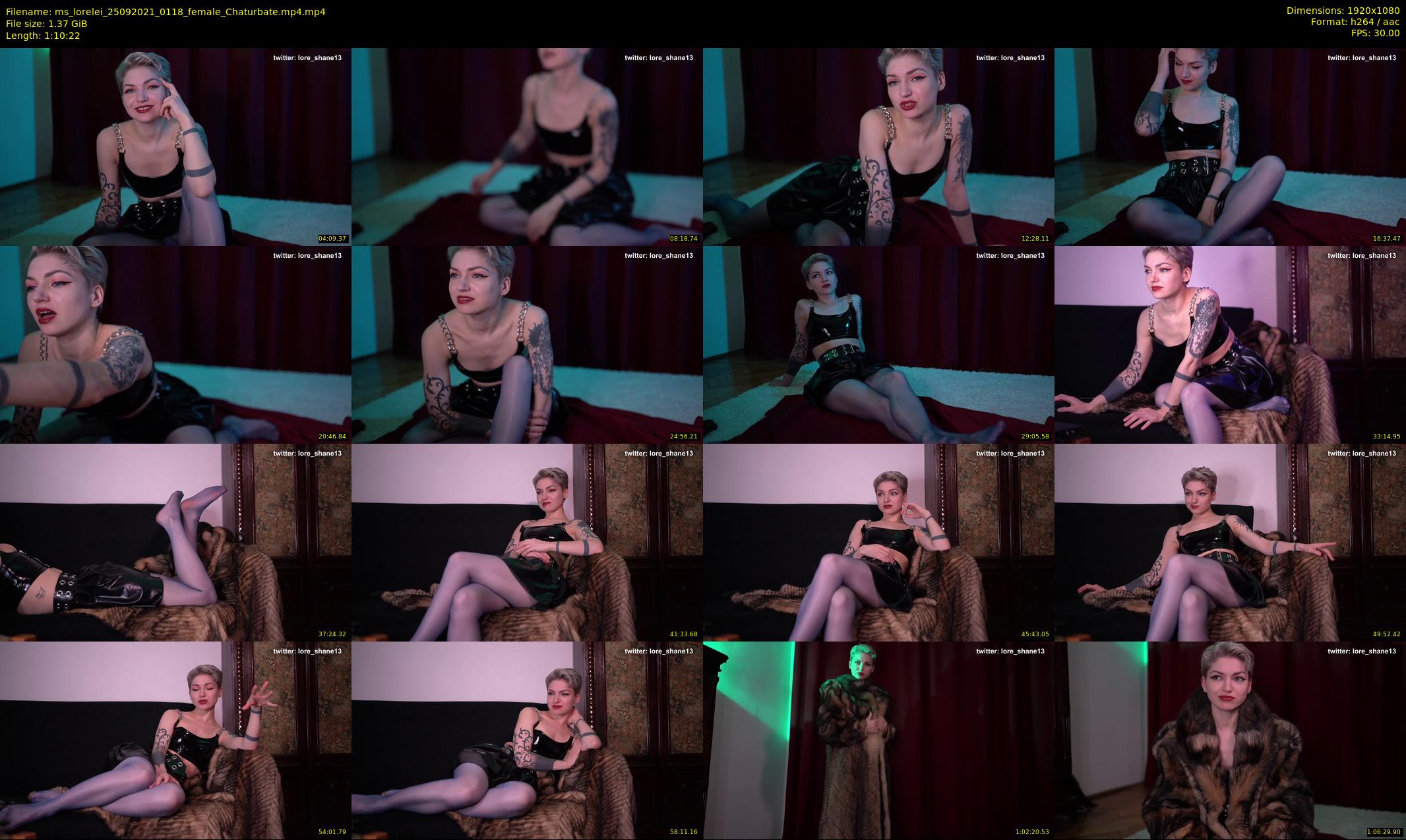 ms_lorelei — 71 minute Chaturbate female cam show recording, 1080p, Sep 25, 2021