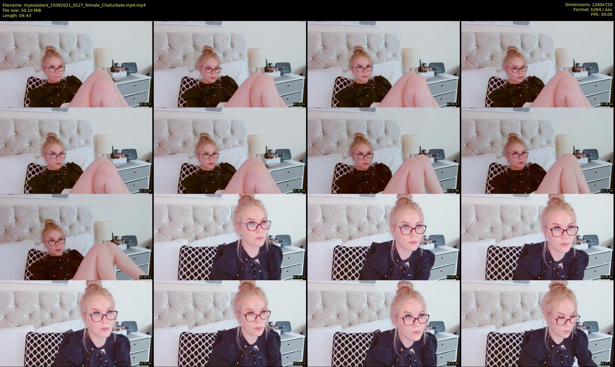 myassistant — 5 minute Chaturbate female cam show recording, 720p, Sep 25, 2021