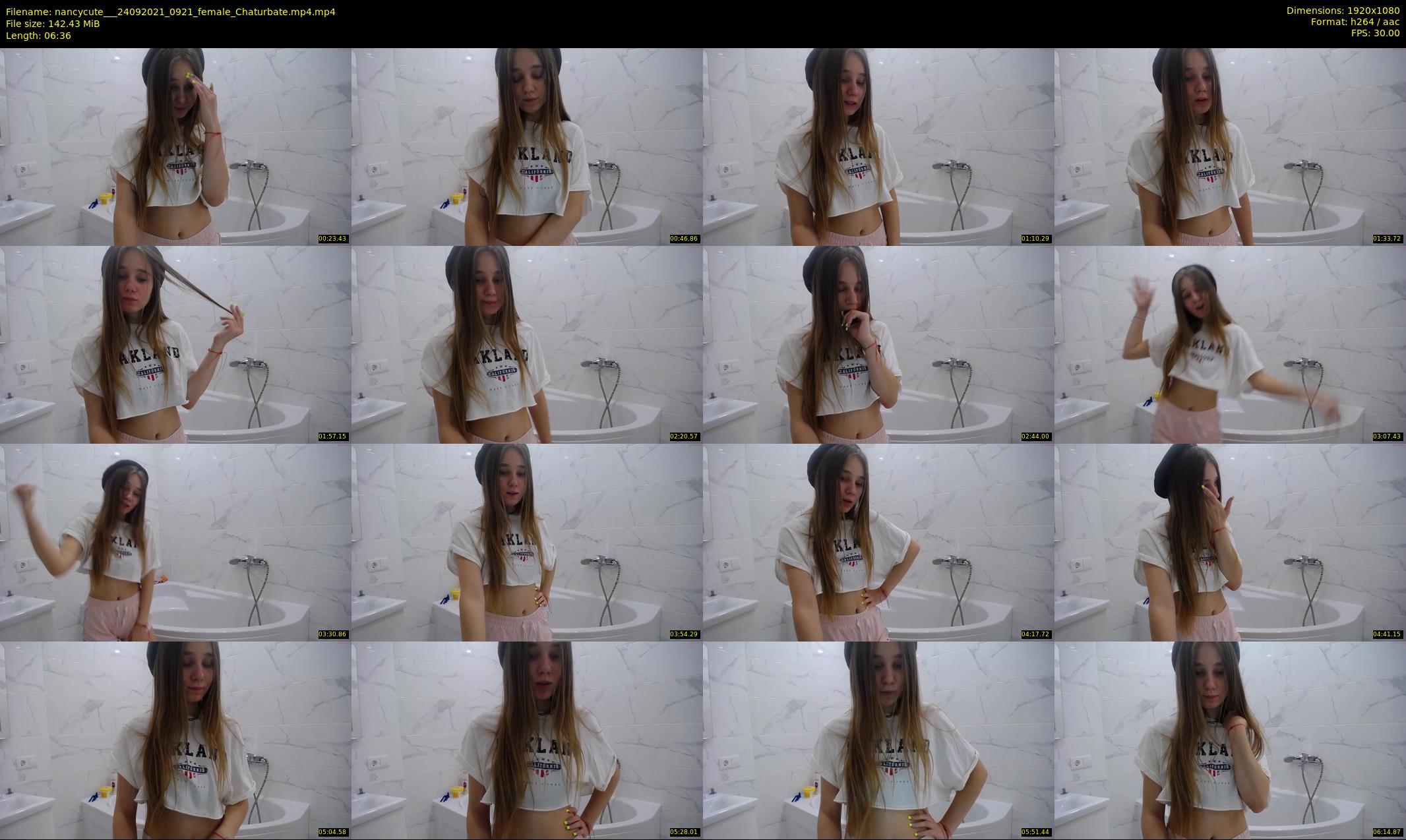 nancycute__ — 7 minute Chaturbate female cam show recording, 1080p, Sep 24, 2021