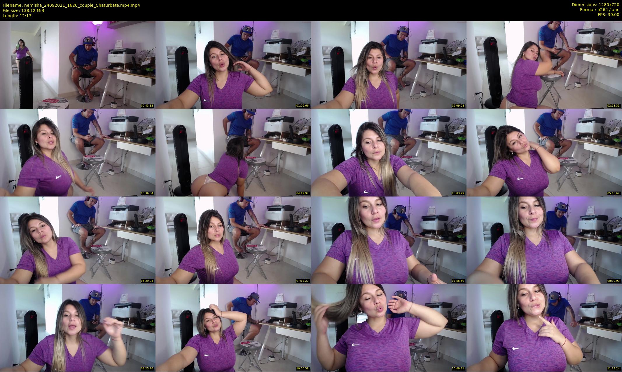nemisha — 13 minute Chaturbate female cam show recording, 720p, Sep 24, 2021