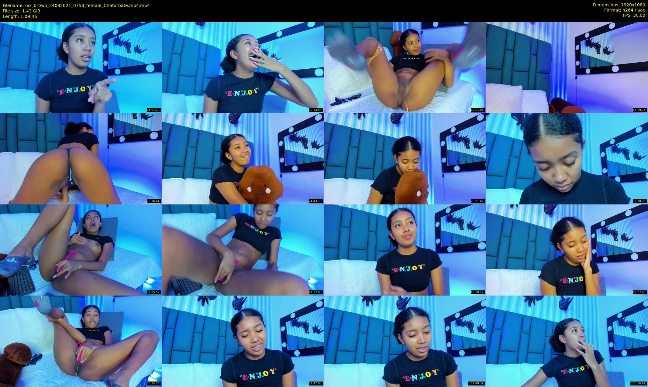 nix_brown — 70 minute Chaturbate female cam show recording, 1080p, Sep 24, 2021