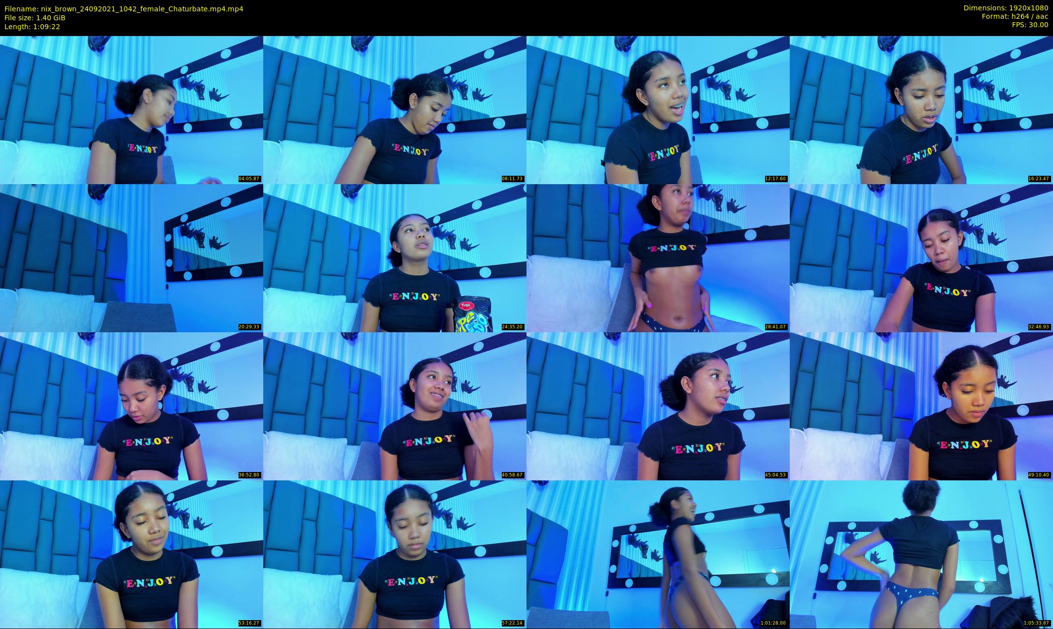 nix_brown — 70 minute Chaturbate female cam show recording, 1080p, Sep 24, 2021