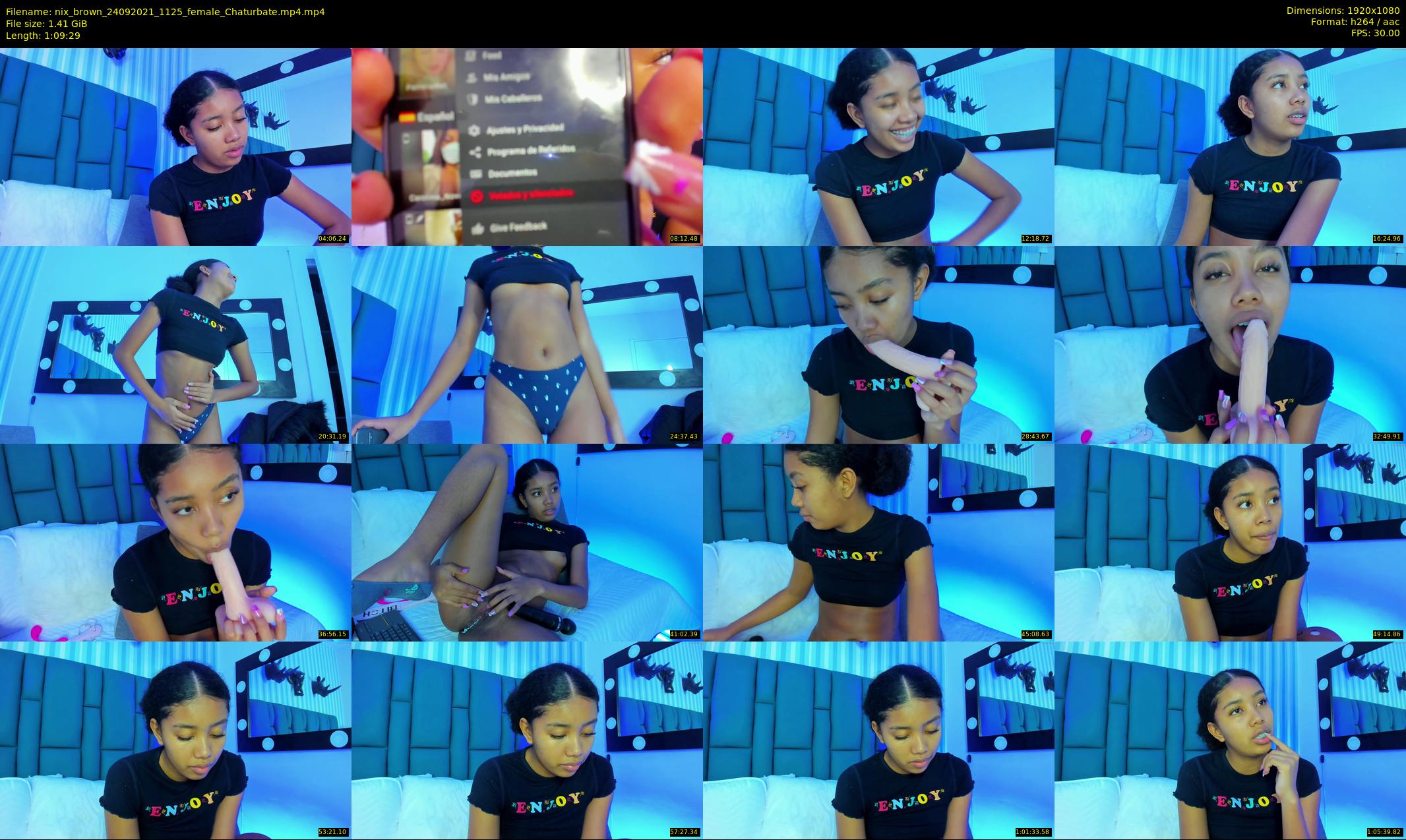 nix_brown — 70 minute Chaturbate female cam show recording, 1080p, Sep 24, 2021