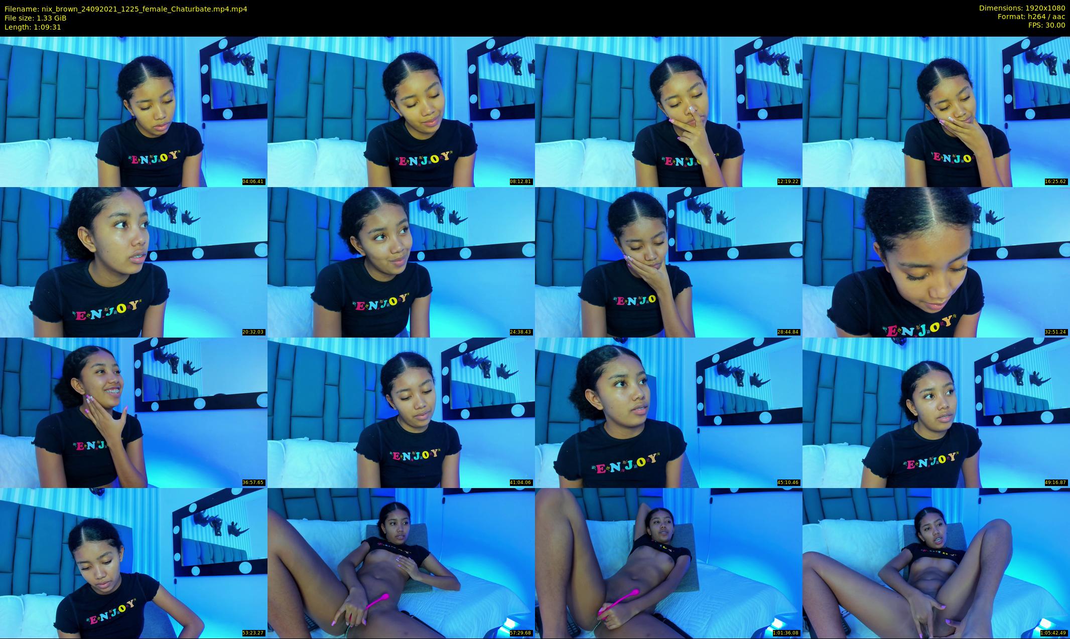 nix_brown — 70 minute Chaturbate female cam show recording, 1080p, Sep 24, 2021