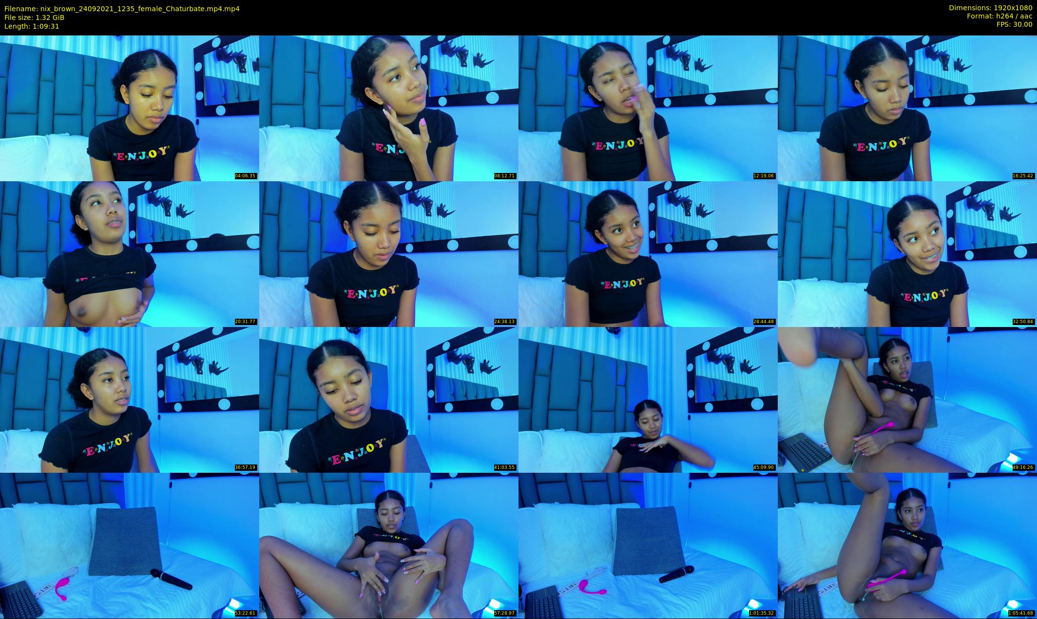 nix_brown — 70 minute Chaturbate female cam show recording, 1080p, Sep 24, 2021