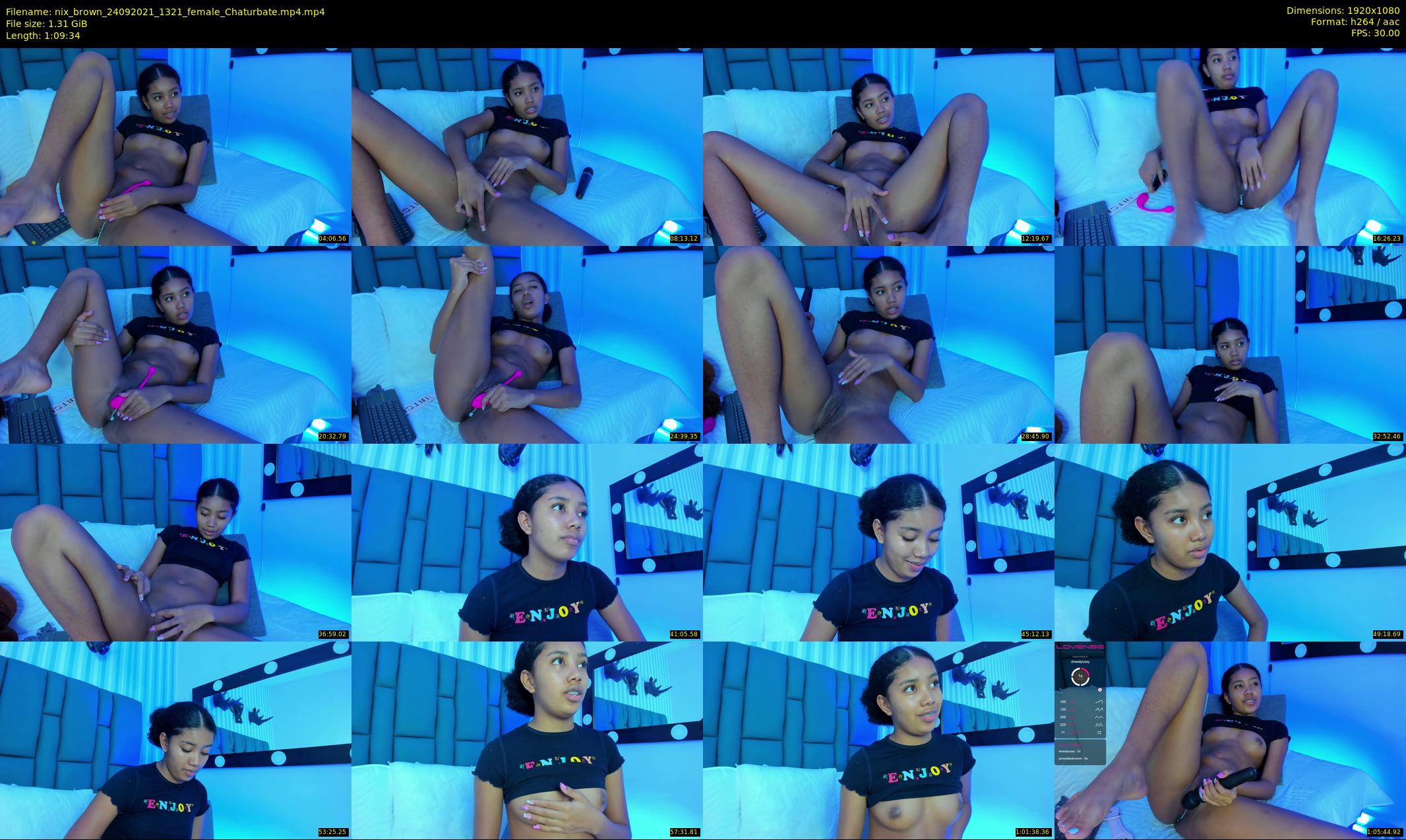 nix_brown — 70 minute Chaturbate female cam show recording, 1080p, Sep 24, 2021