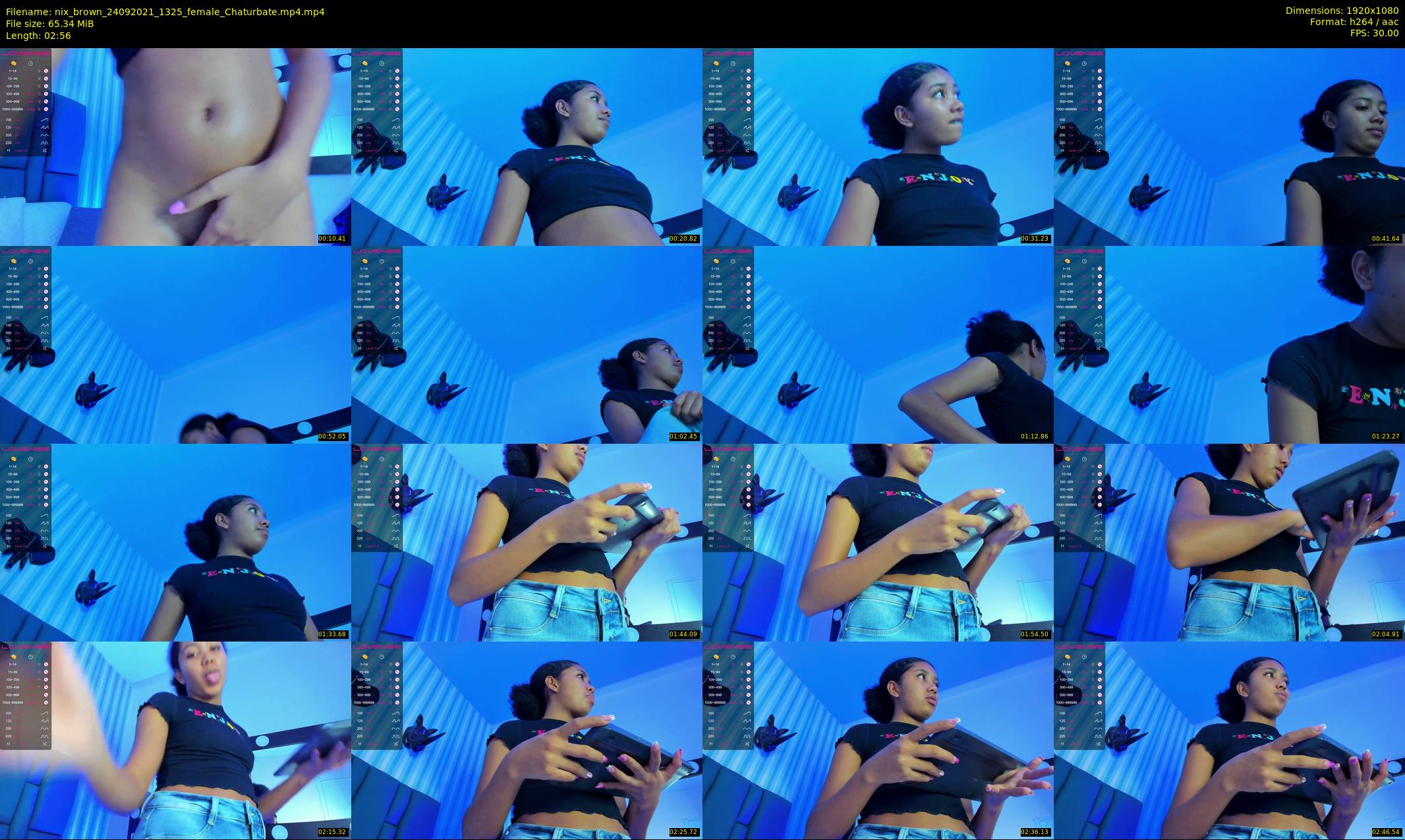 nix_brown — 3 minute Chaturbate female cam show recording, 1080p, Sep 24, 2021