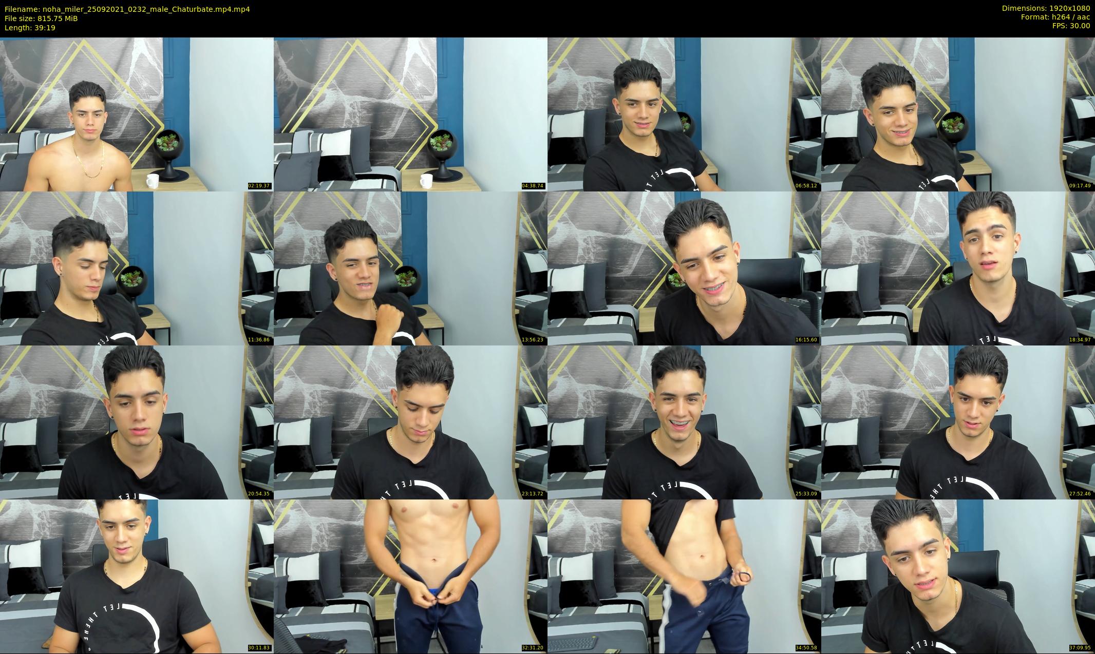noha_miler — 40 minute Chaturbate male cam show recording, 1080p, Sep 25, 2021