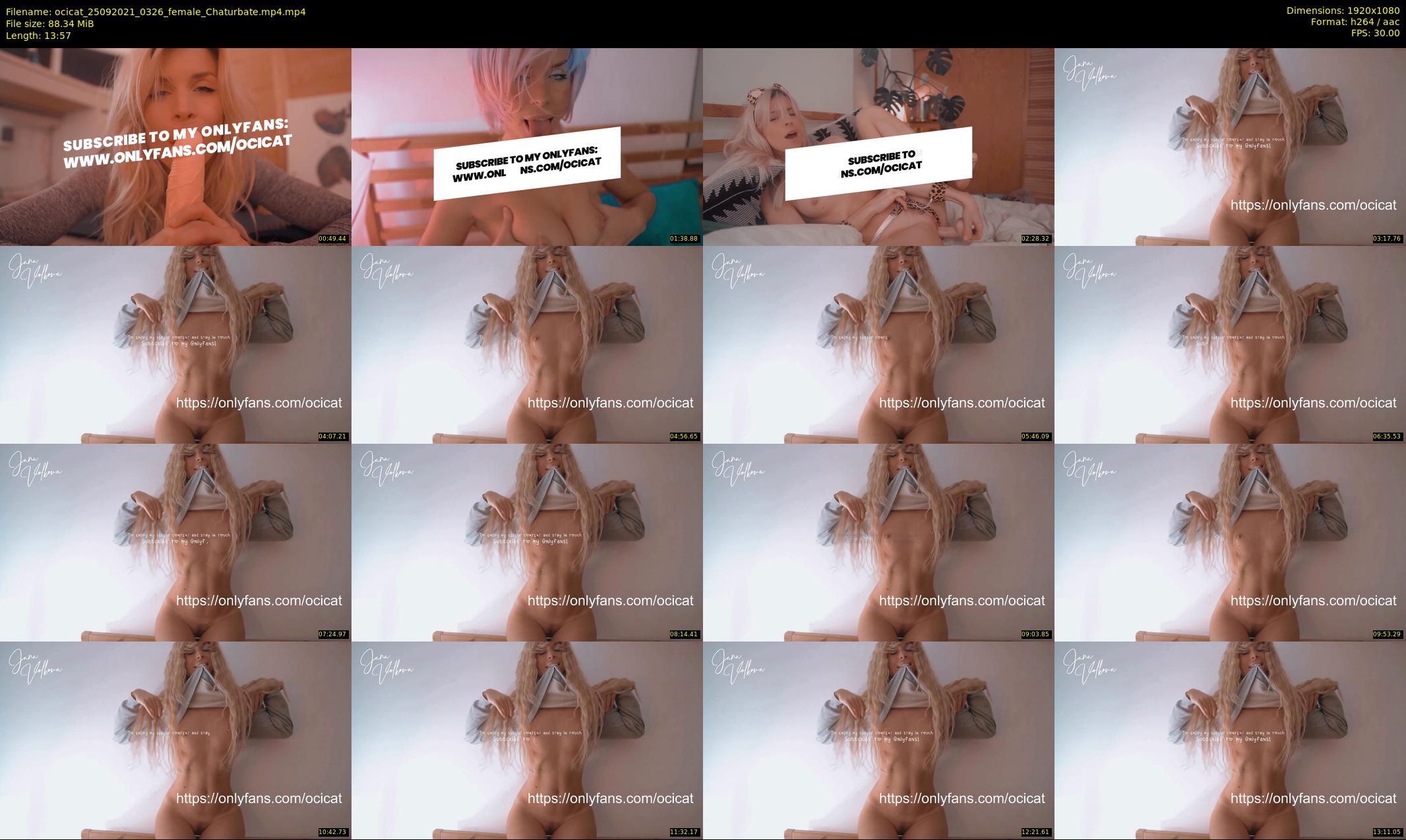 ocicat — 14 minute Chaturbate female cam show recording, 1080p, Sep 25, 2021