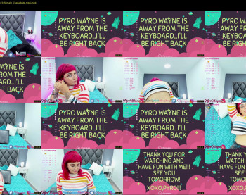 pyrowayne — 40 minute Chaturbate female cam show recording, 1080p, Sep 25, 2021