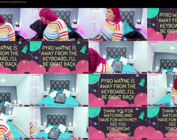 pyrowayne — 45 minute Chaturbate female cam show recording, 1080p, Sep 25, 2021