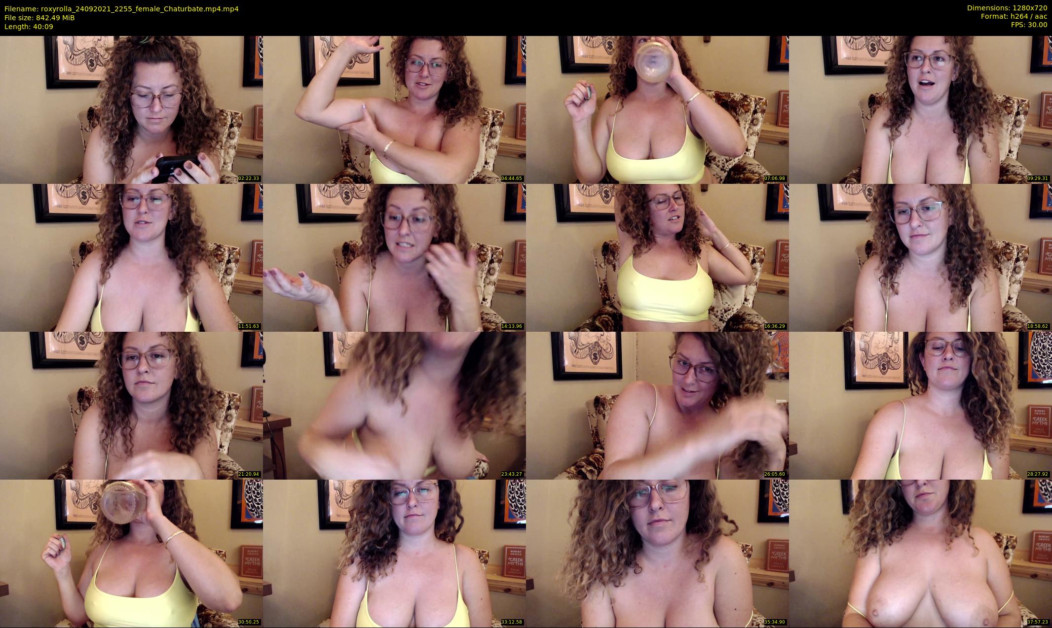 roxyrolla — 41 minute Chaturbate female cam show recording, 720p, Sep 24, 2021