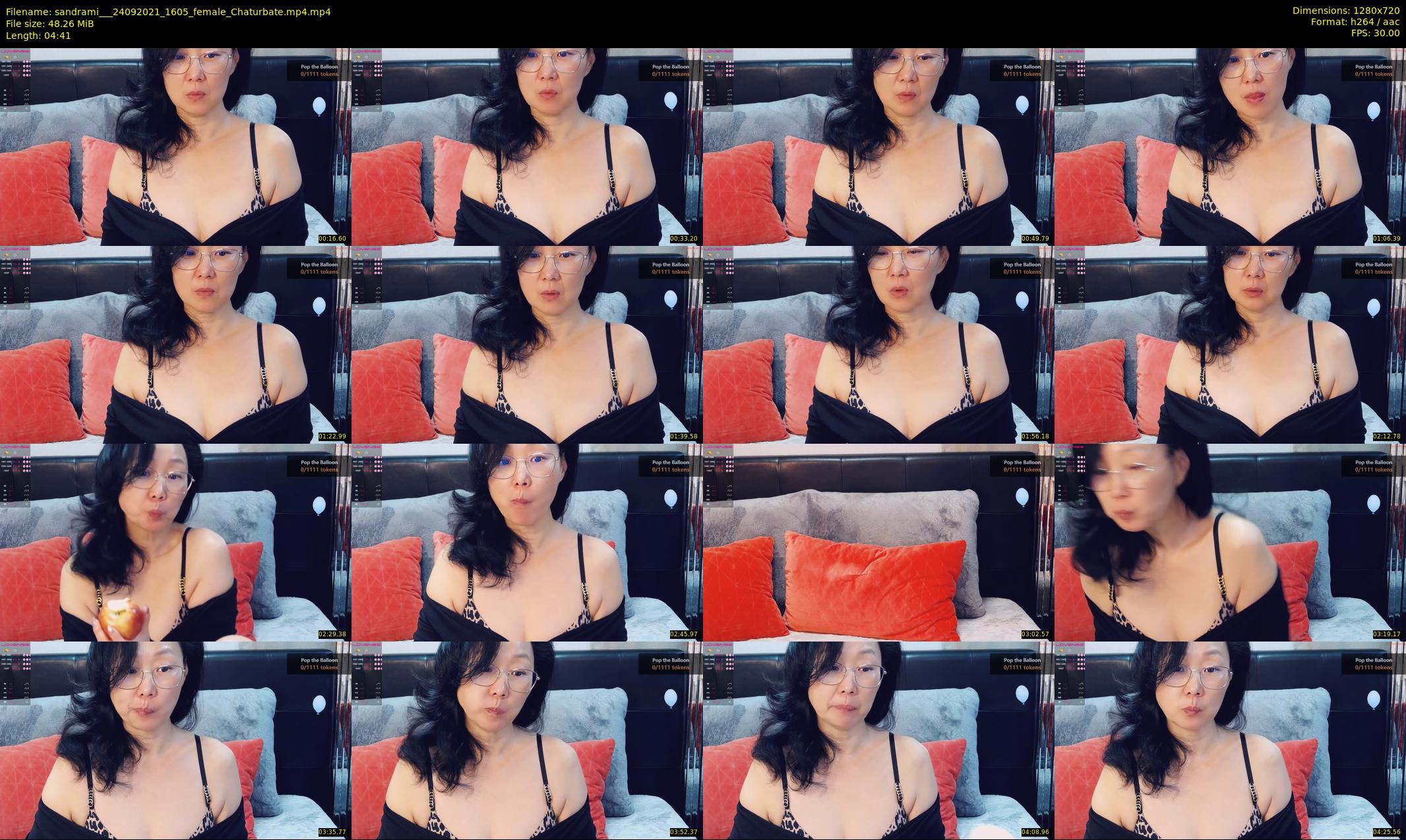 sandrami__ — 5 minute Chaturbate female cam show recording, 720p, Sep 24, 2021