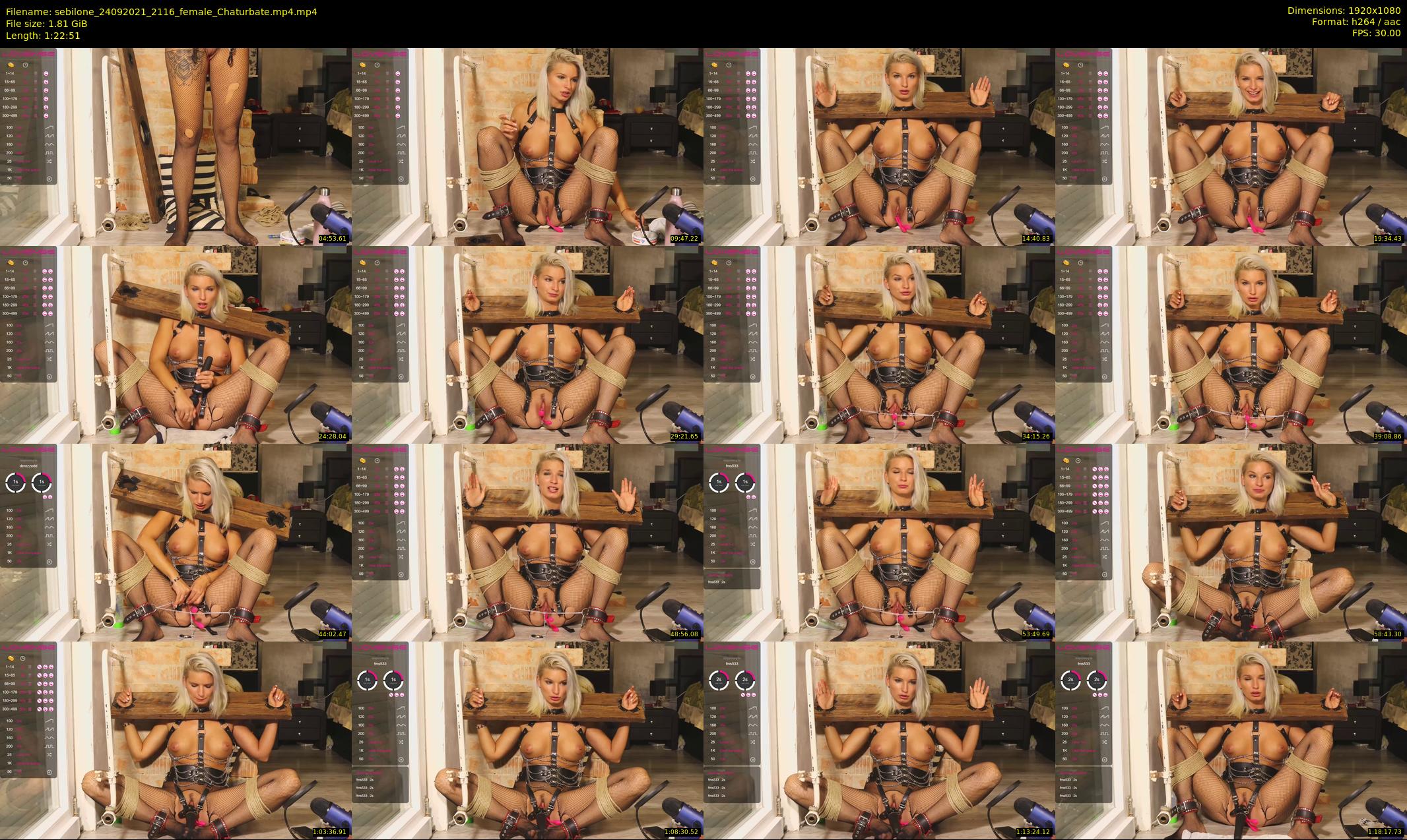 sebilone — 83 minute Chaturbate couple cam show recording, 1080p, Sep 24, 2021