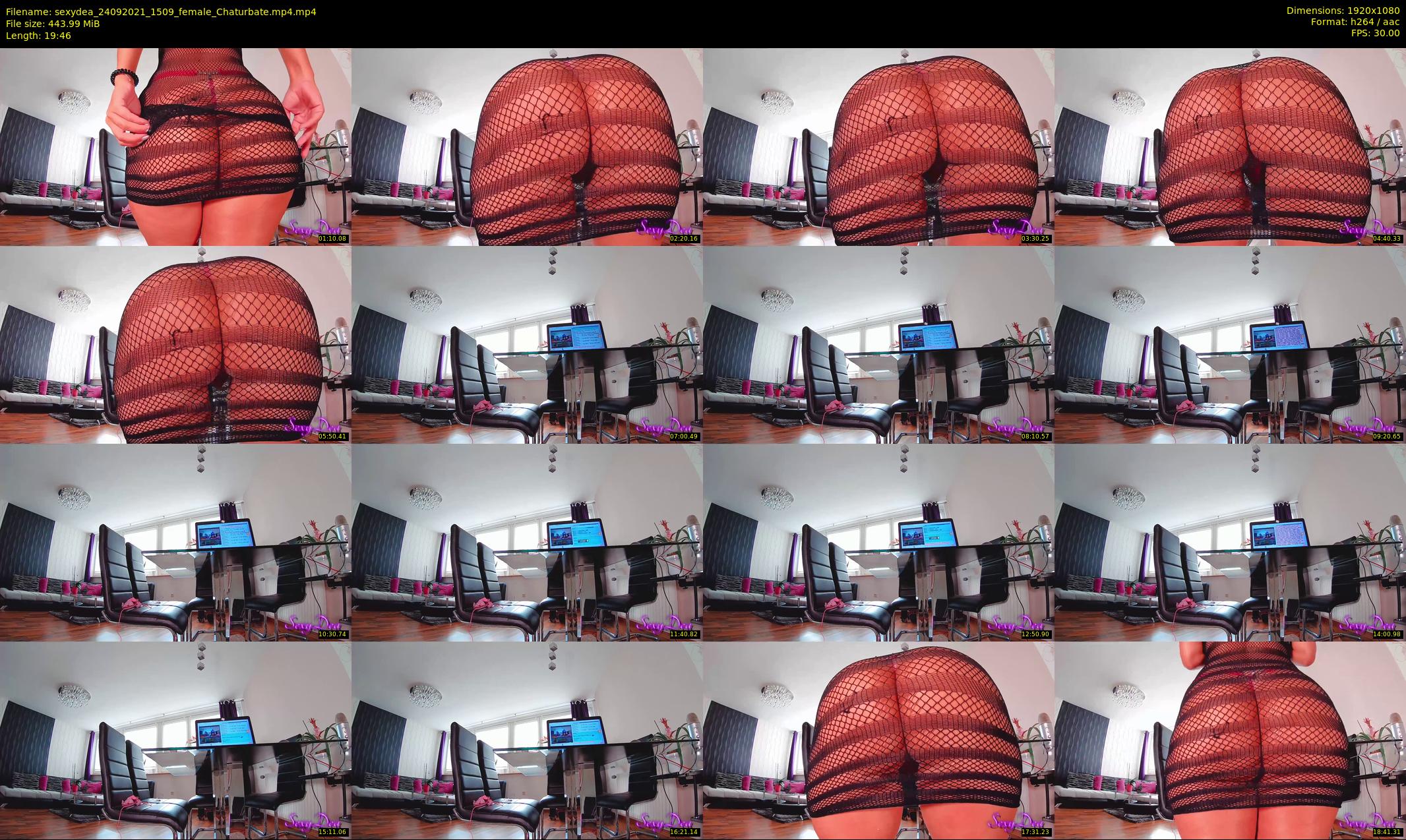sexydea — 20 minute Chaturbate female cam show recording, 1080p, Sep 24, 2021
