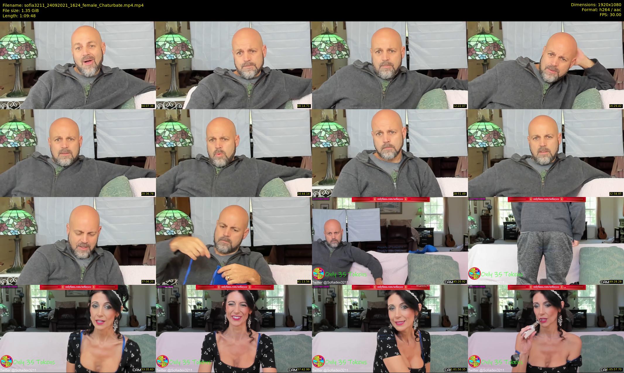 sofia3211 — 70 minute Chaturbate couple cam show recording, 1080p, Sep 24, 2021