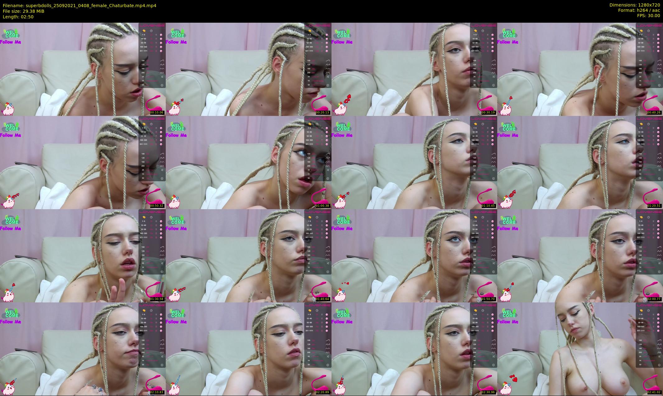 superbdolls — 3 minute Chaturbate couple cam show recording, 720p, Sep 25, 2021