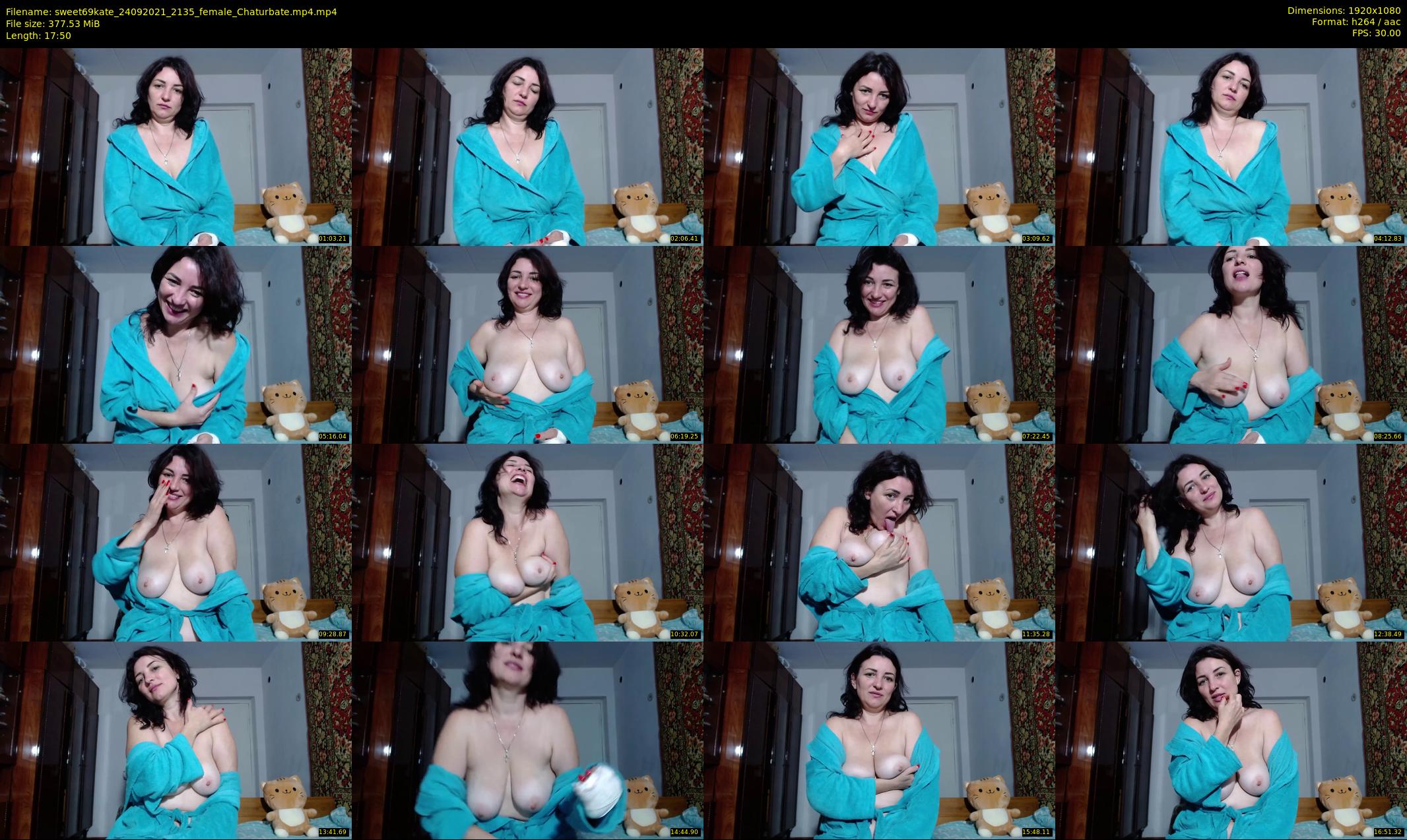 sweet69kate — 18 minute Chaturbate female cam show recording, 1080p, Sep 24, 2021