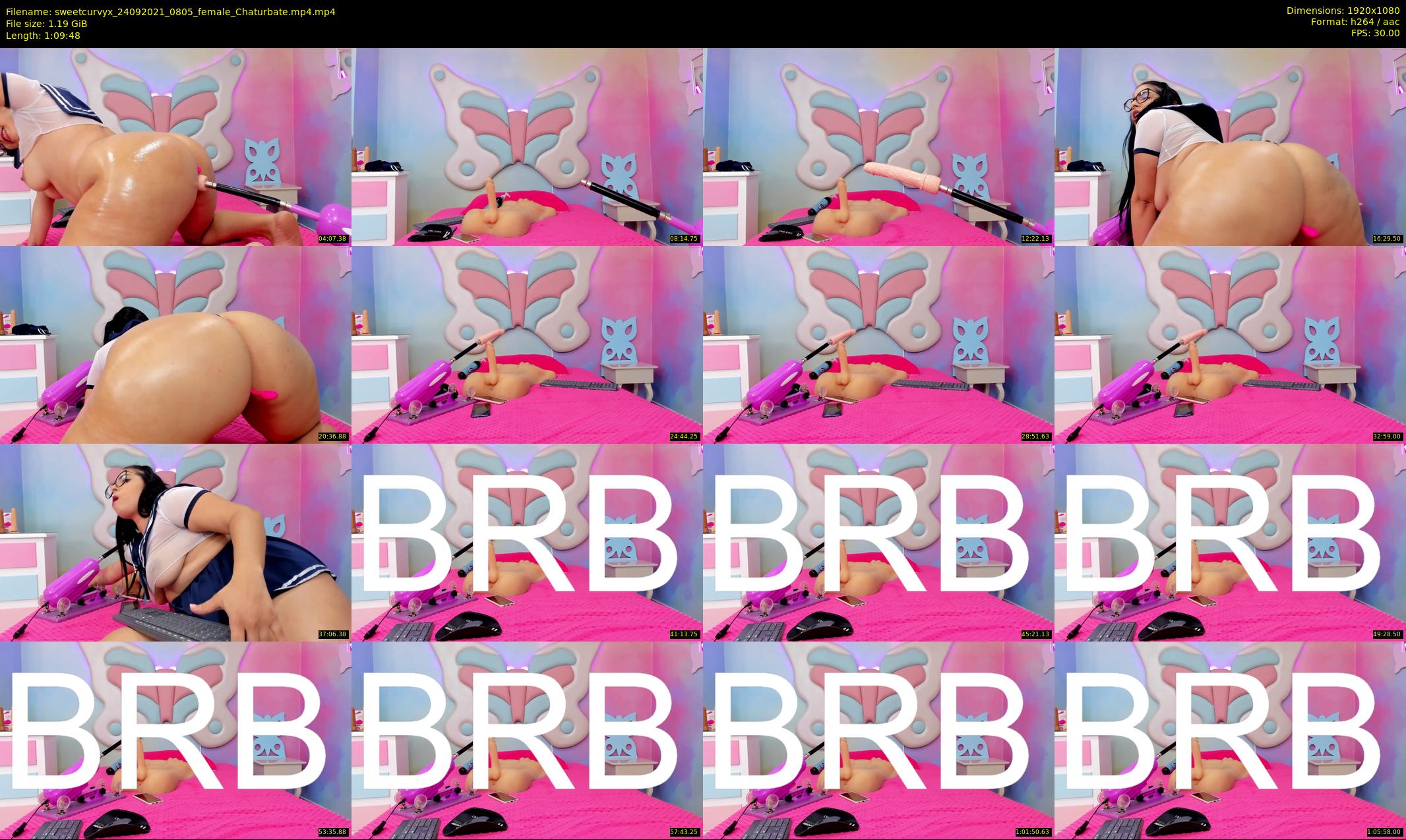 sweetcurvyx — 70 minute Chaturbate couple cam show recording, 1080p, Sep 24, 2021