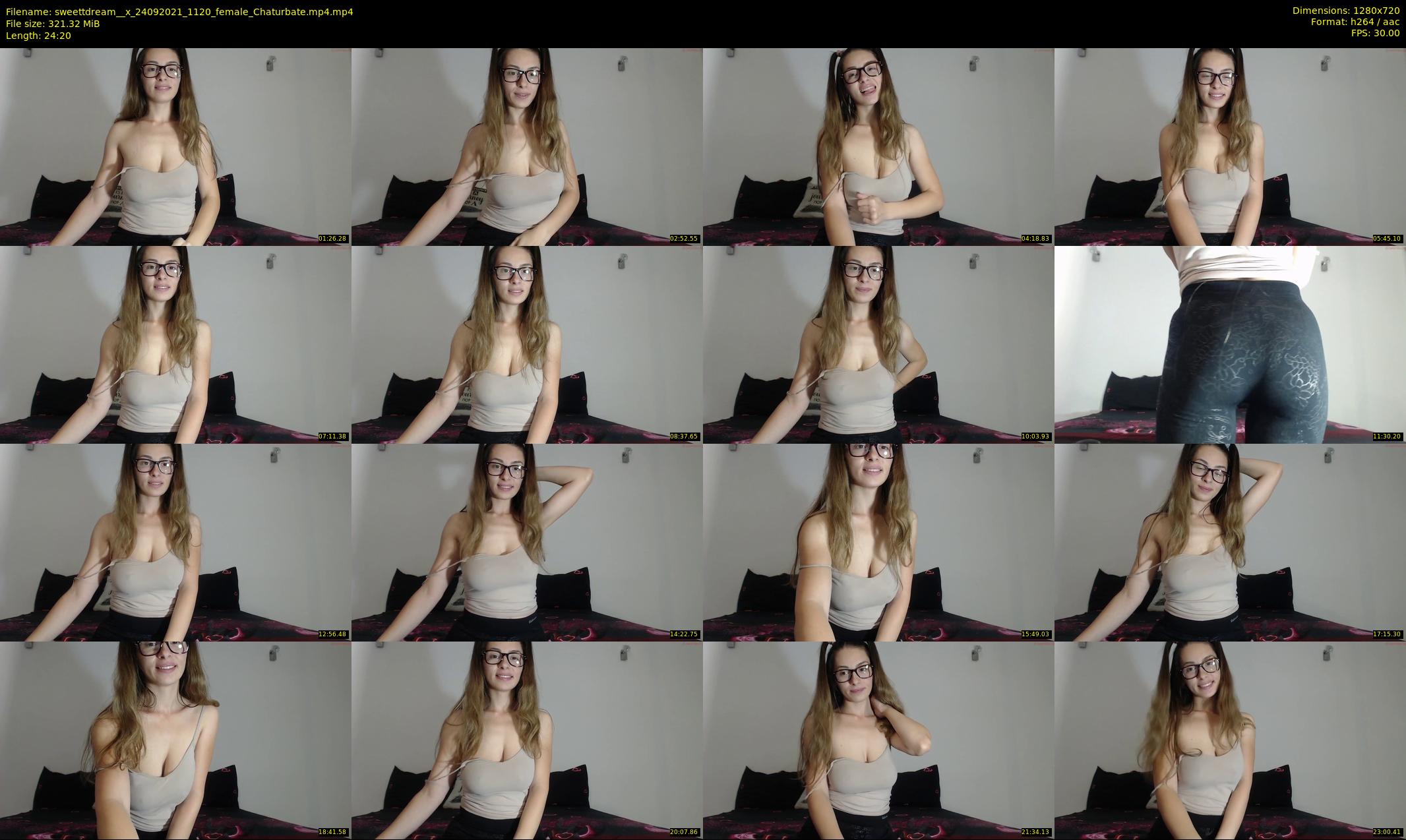 sweettdream__x — 25 minute Chaturbate female cam show recording, 720p, Sep 24, 2021