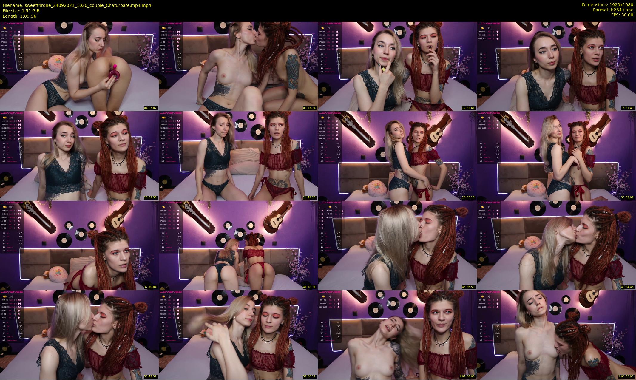 sweetthrone — 70 minute Chaturbate couple cam show recording, 1080p, Sep 24, 2021